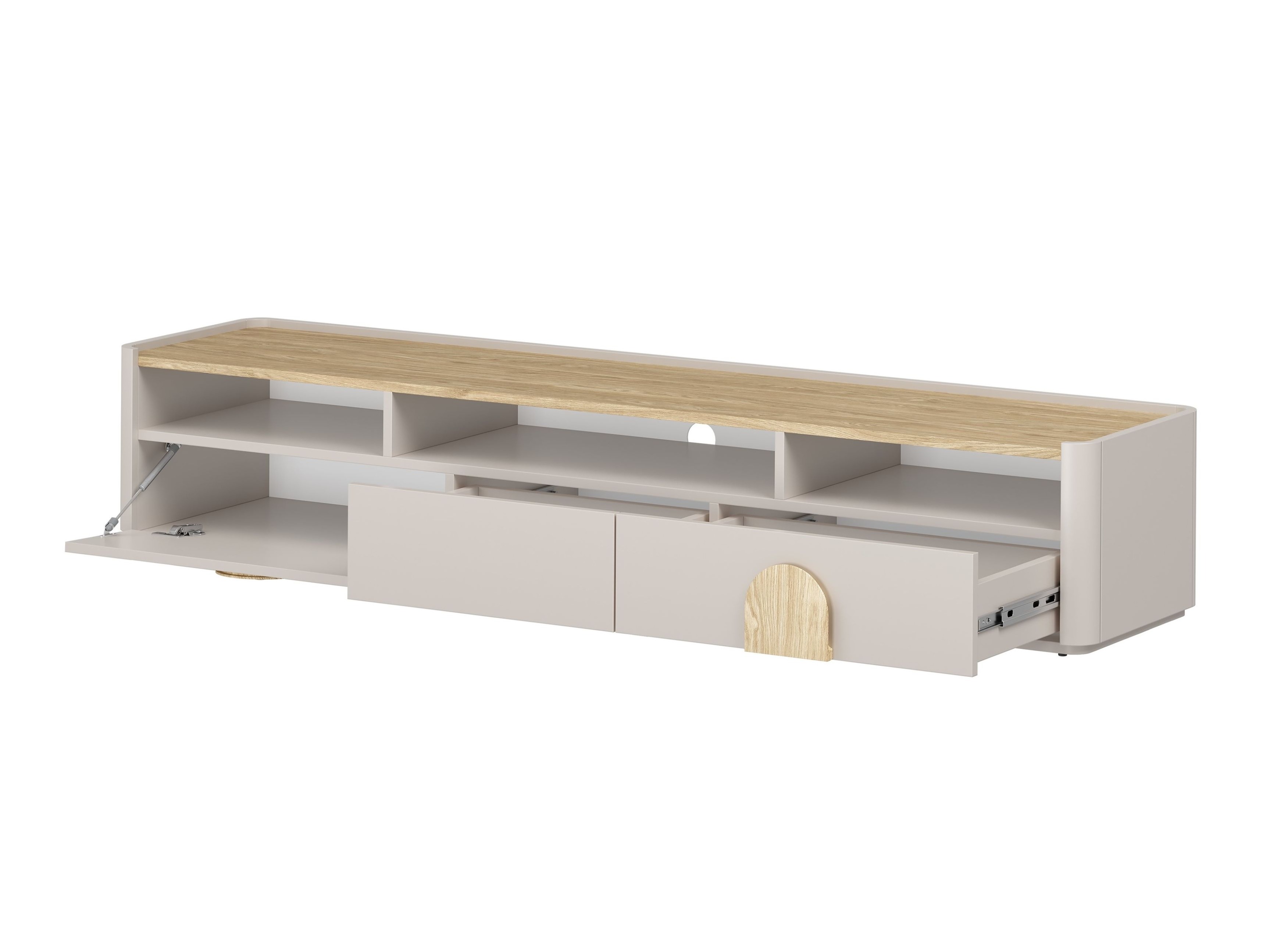 ТВ тумба Camavio 104 (Кашемир + Светлый дуб)