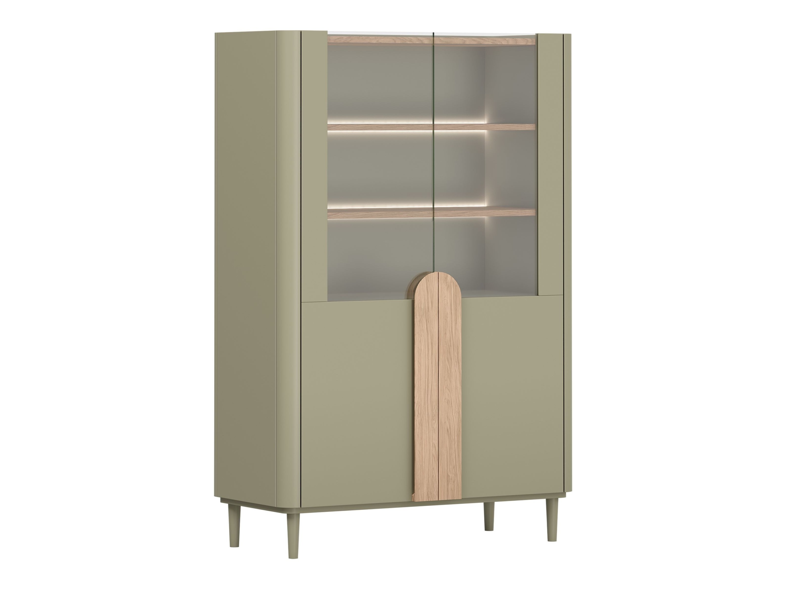 Набор для гостиной Camavio 108 (Пыльно-зеленый + Дуб)