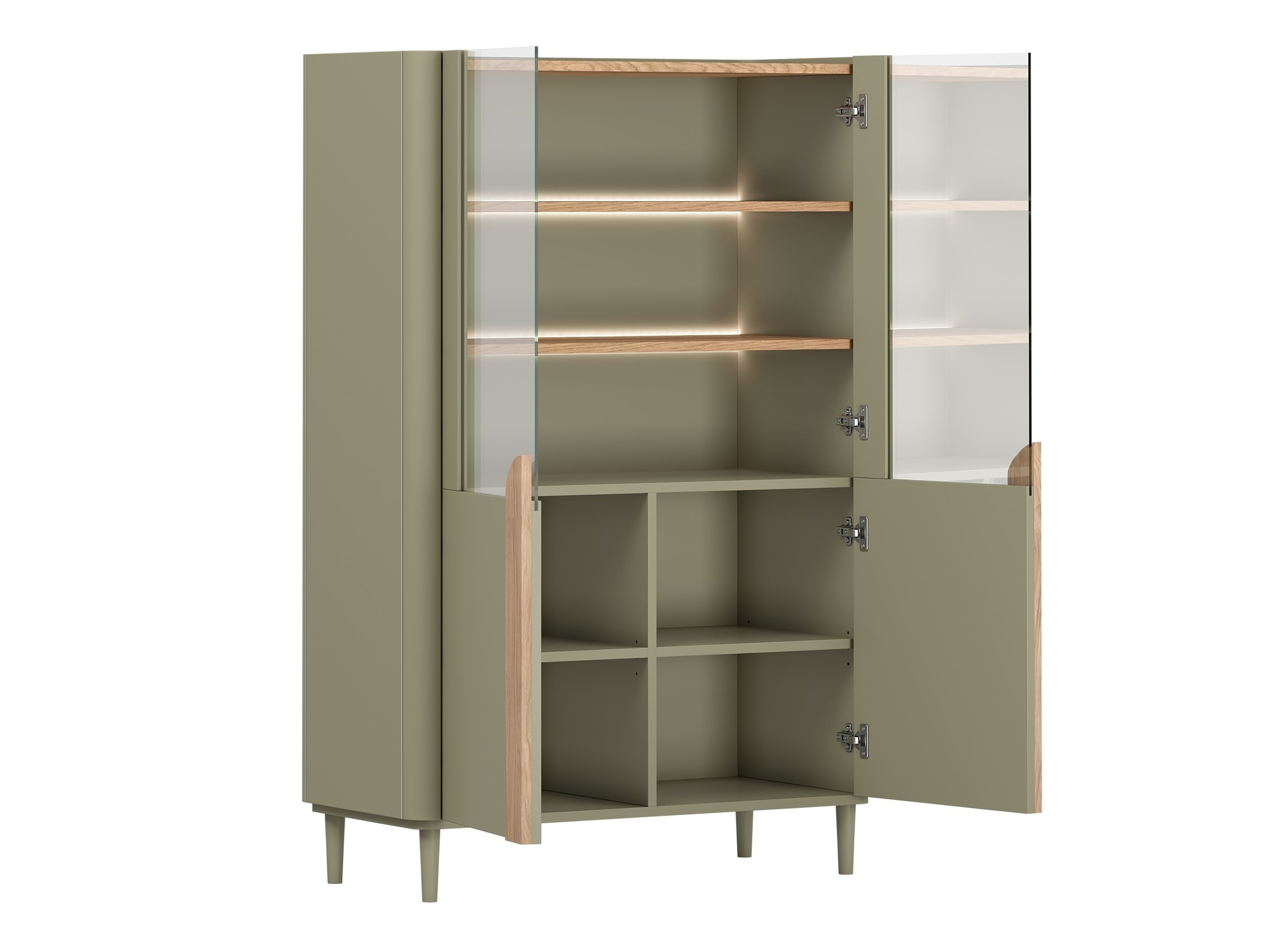 Набор для гостиной Camavio 108 (Пыльно-зеленый + Дуб)