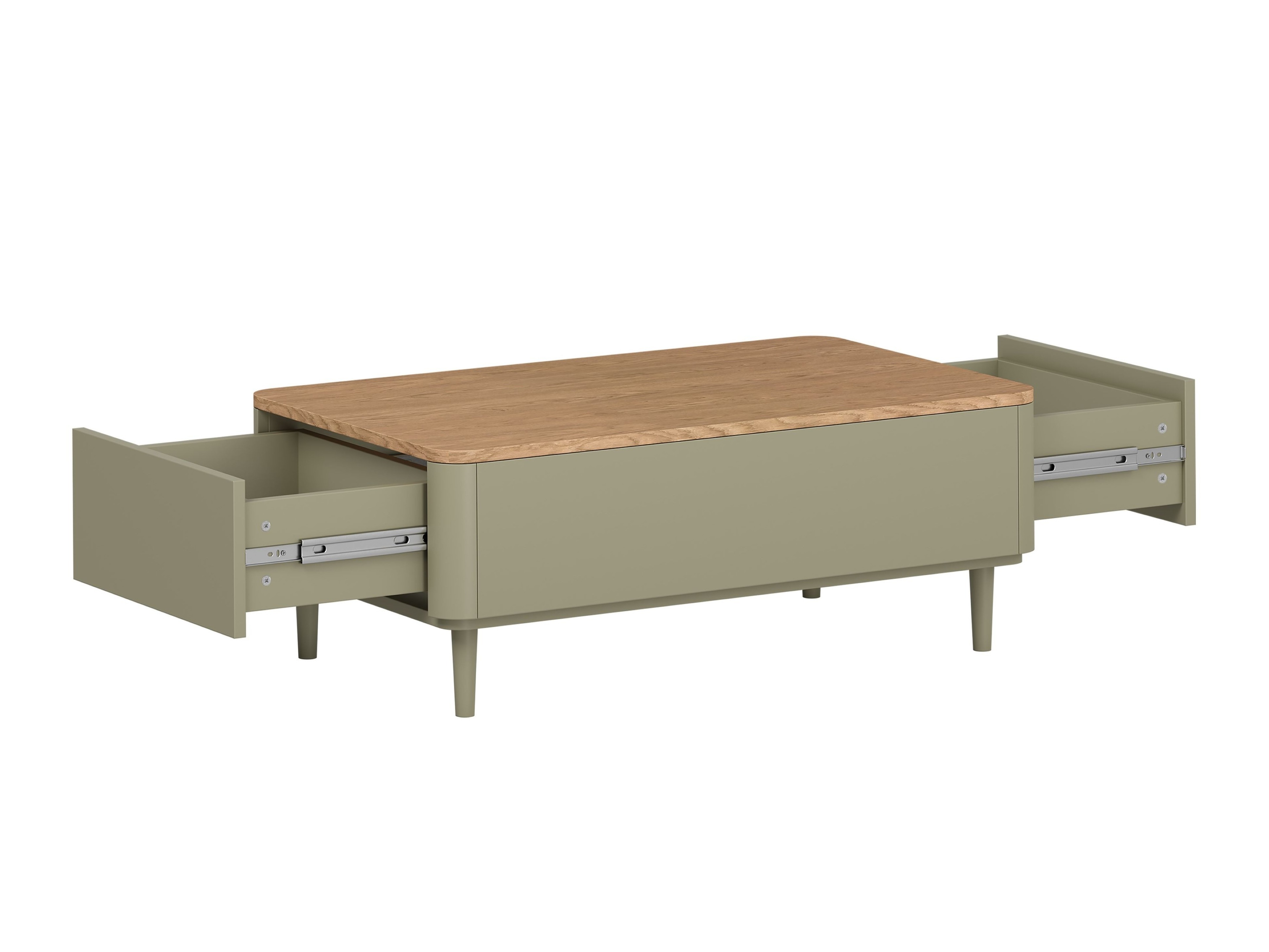 Viesistabas komplekts Camavio 108 (Putekļaini zaļa + Ozols)