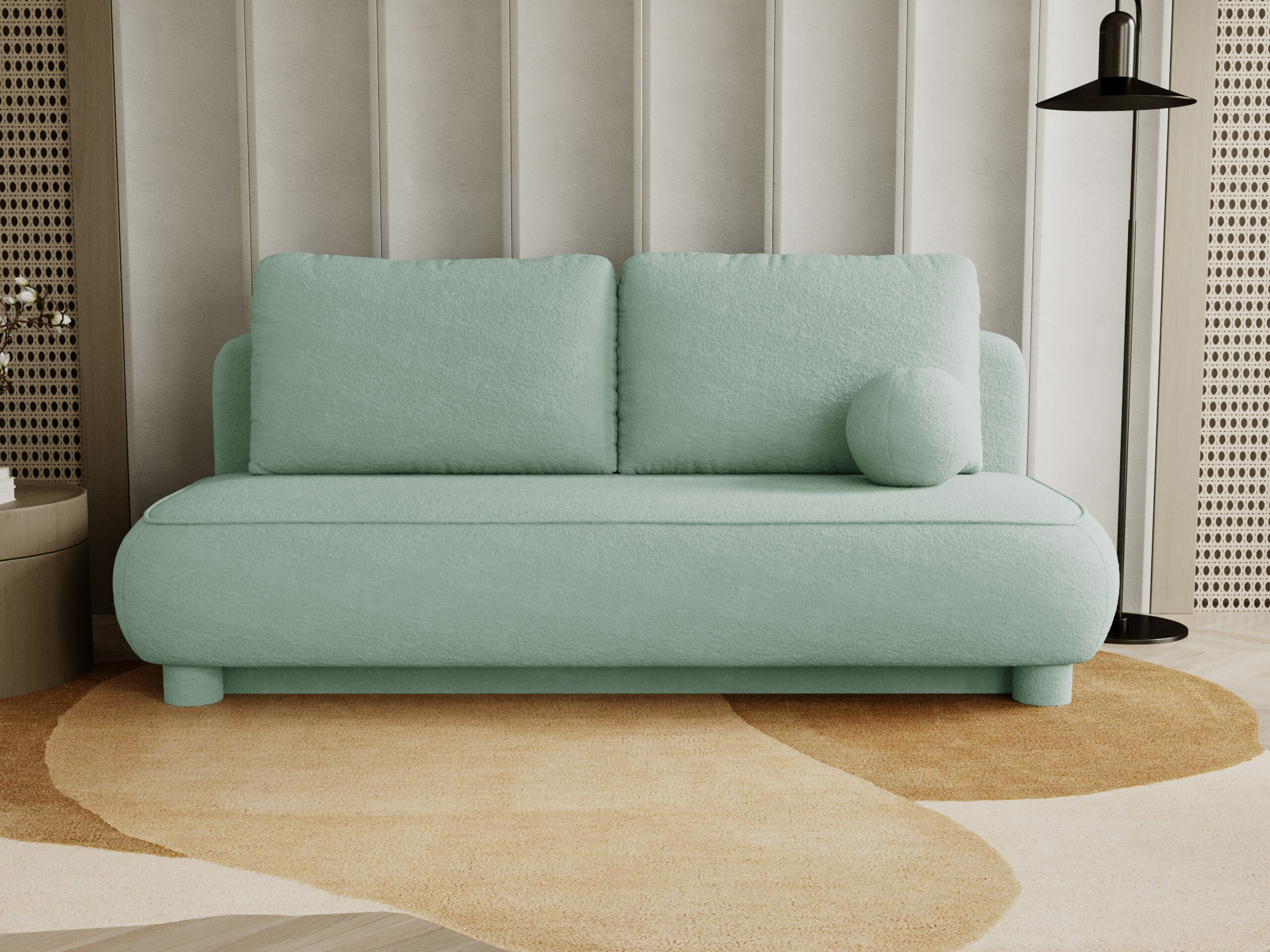 Dīvāns gulta TrendyNest Canora (Coral 55)