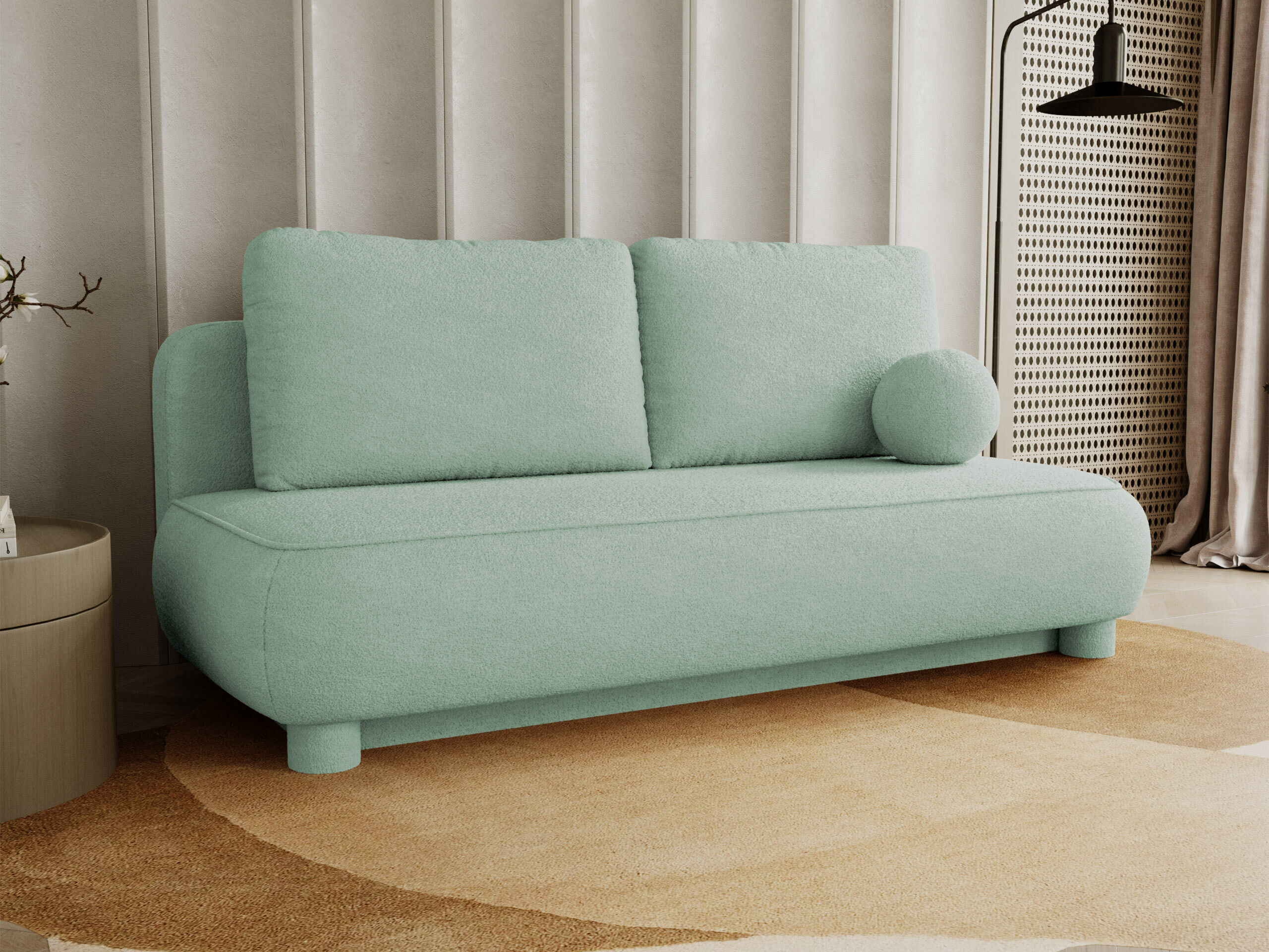Dīvāns gulta TrendyNest Canora (Coral 55)