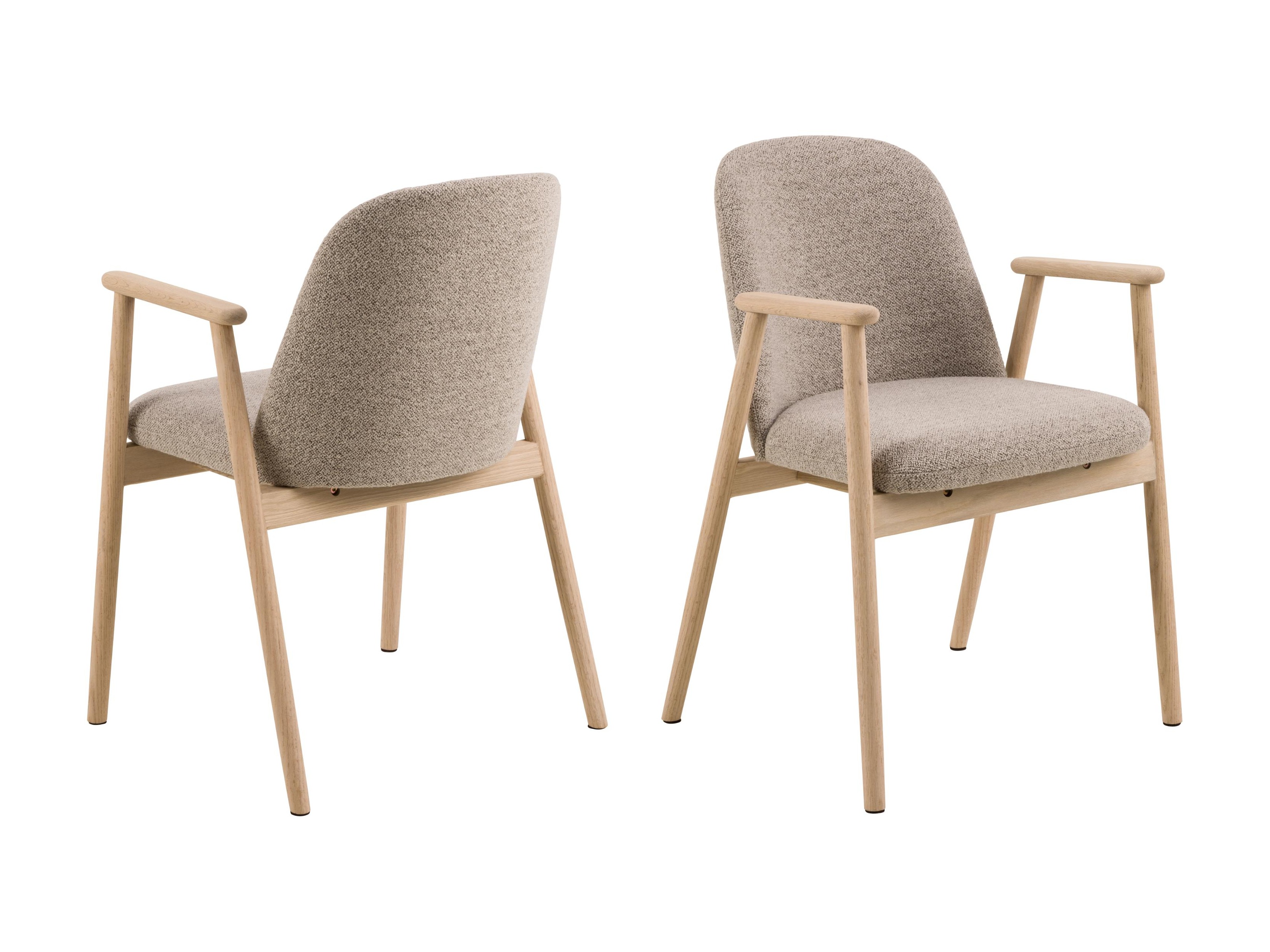 Стул Norsica 890 (Бежевый + Светлое дерево)