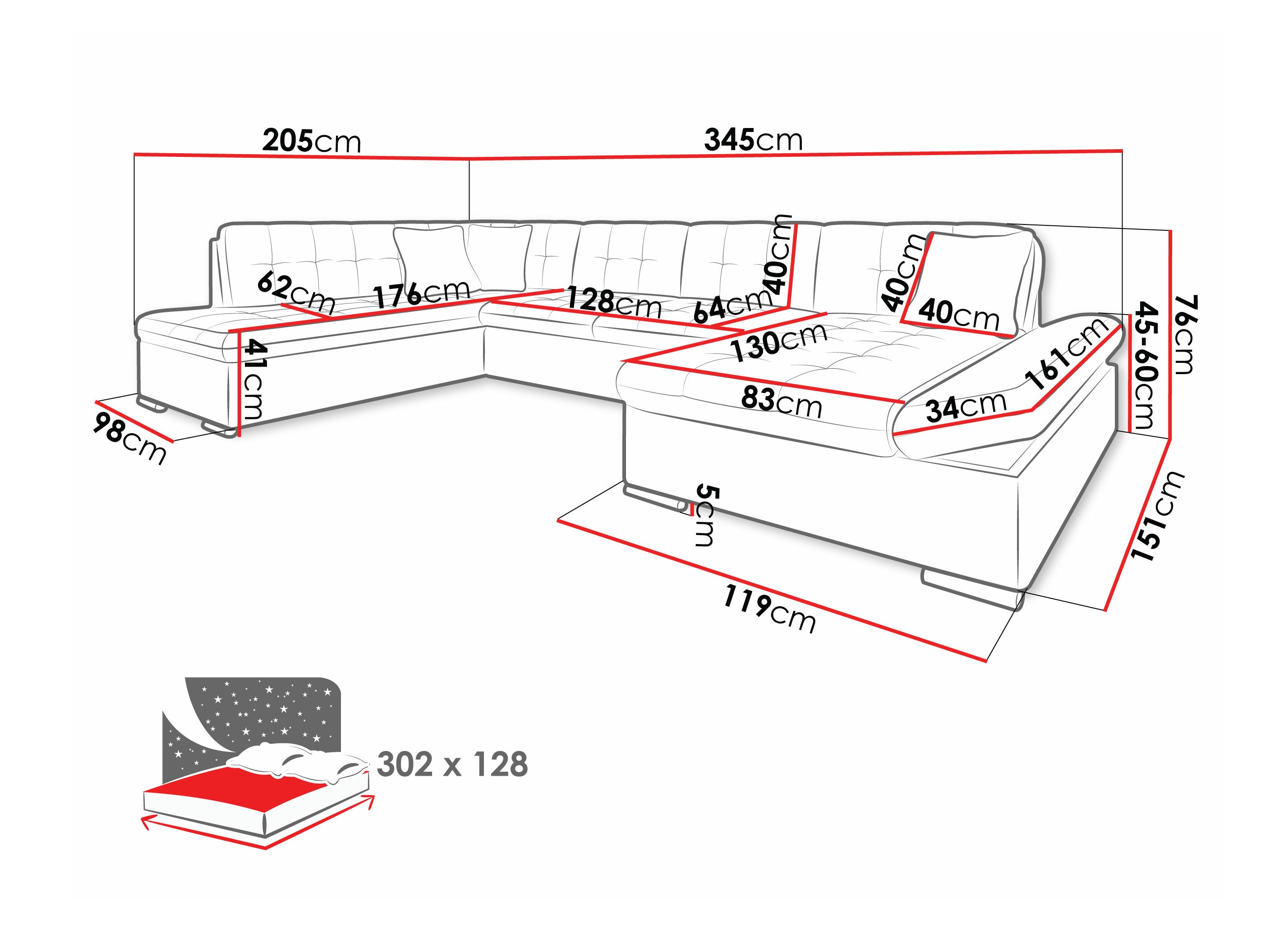 Stūra dīvāns Comfivo 149 (Soft 011 + Lux 06 + Lux 05)