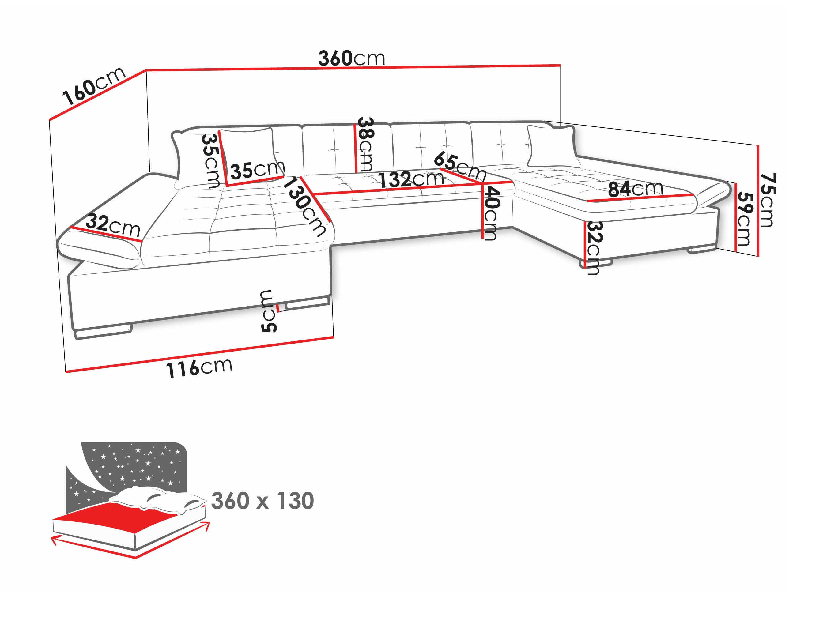 Stūra dīvāns Comfivo 168 (Soft 011 + Lux 05 + Lux 06)