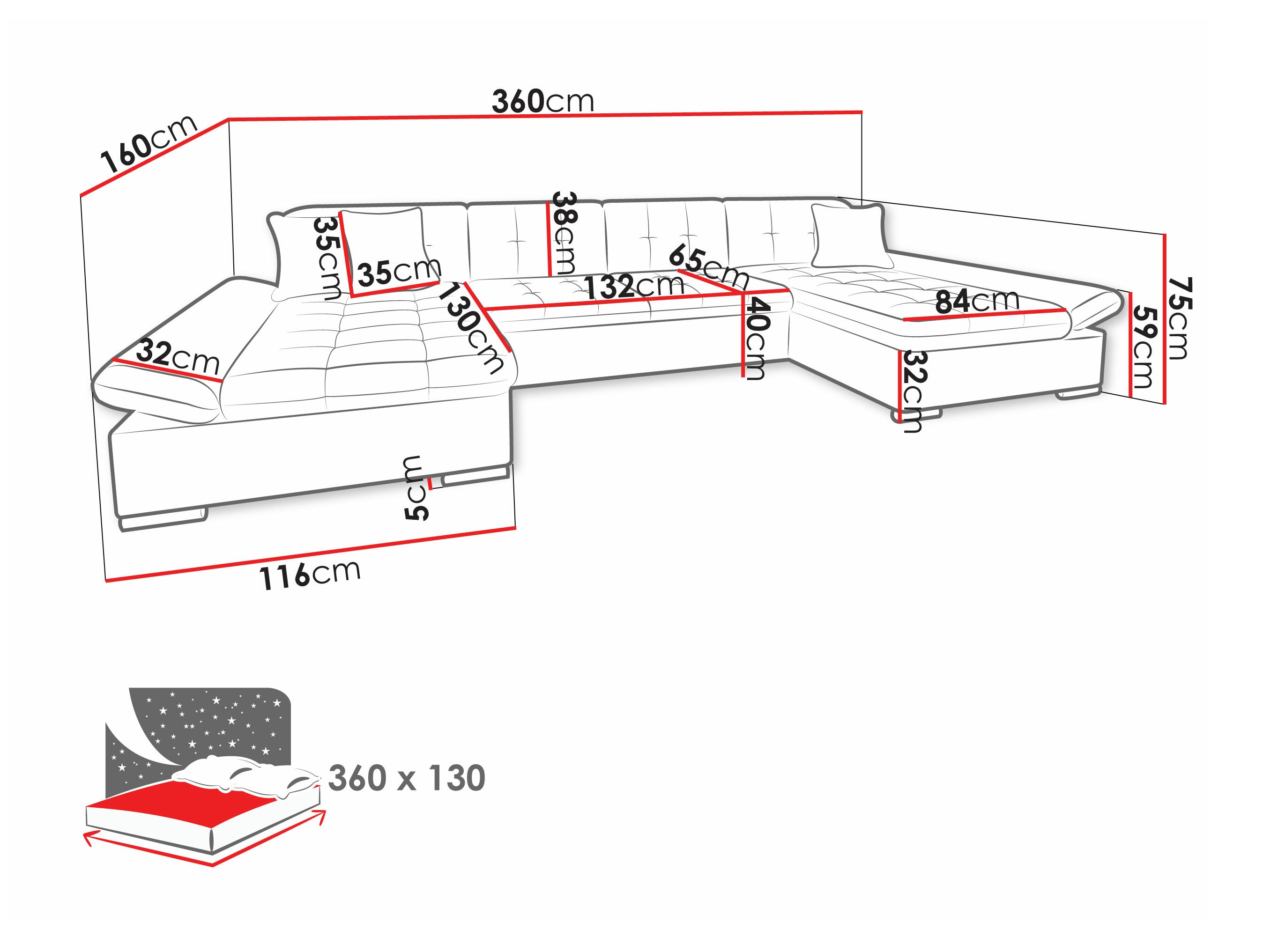 Stūra dīvāns Comfivo 168 (Soft 017 + Lux 05 + Lux 06)
