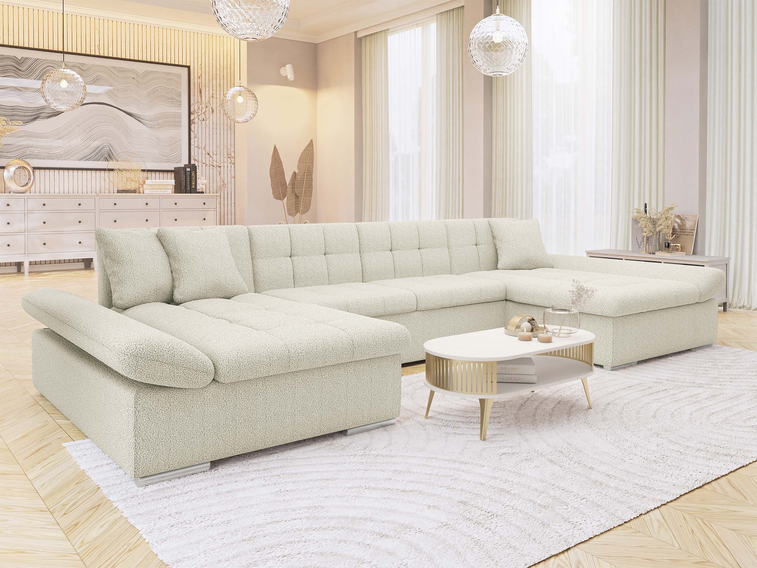 Stūra dīvāns Comfivo 240 (Manza 04)