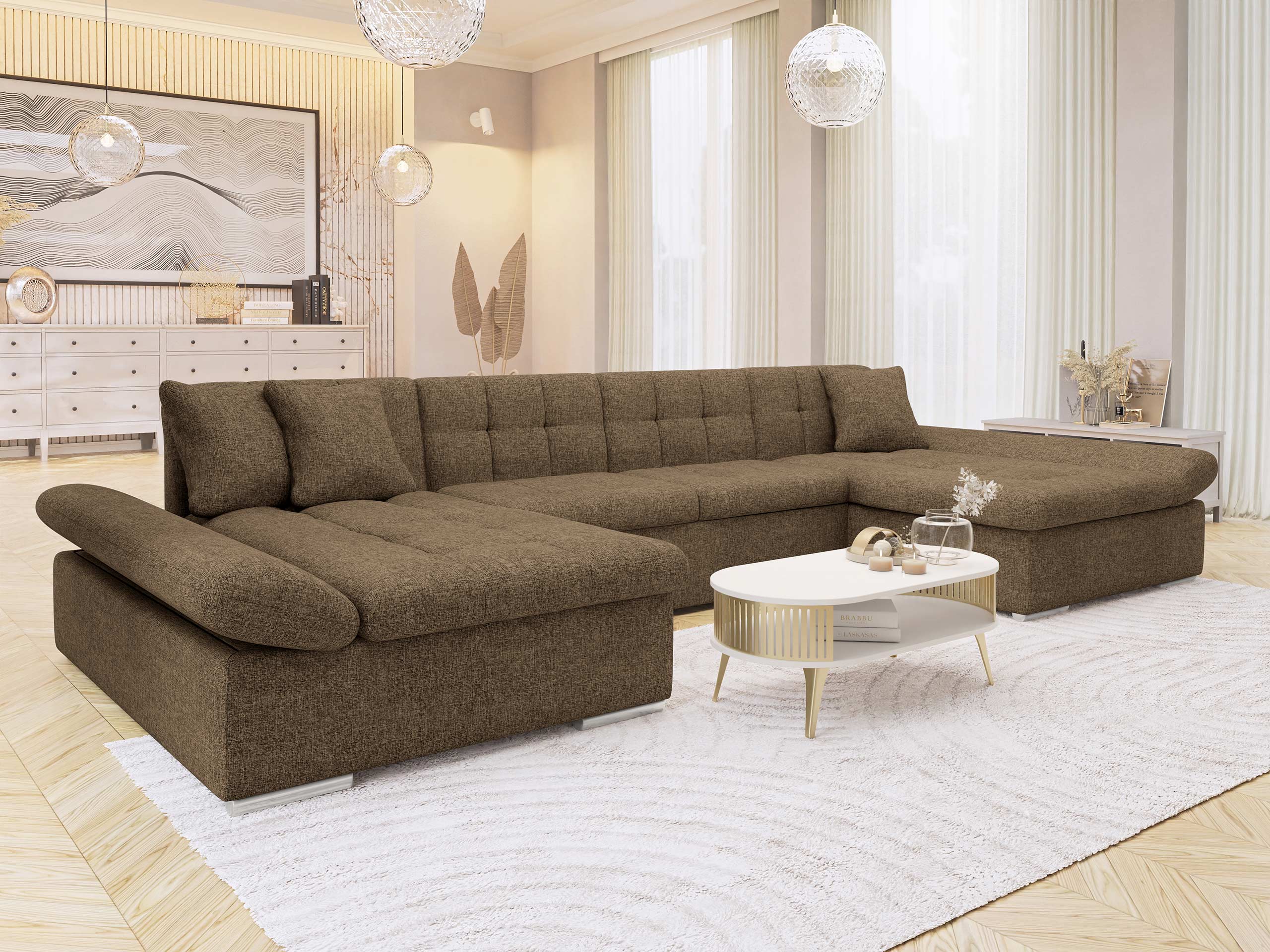 Stūra dīvāns Comfivo Ficus I (Lux 03)