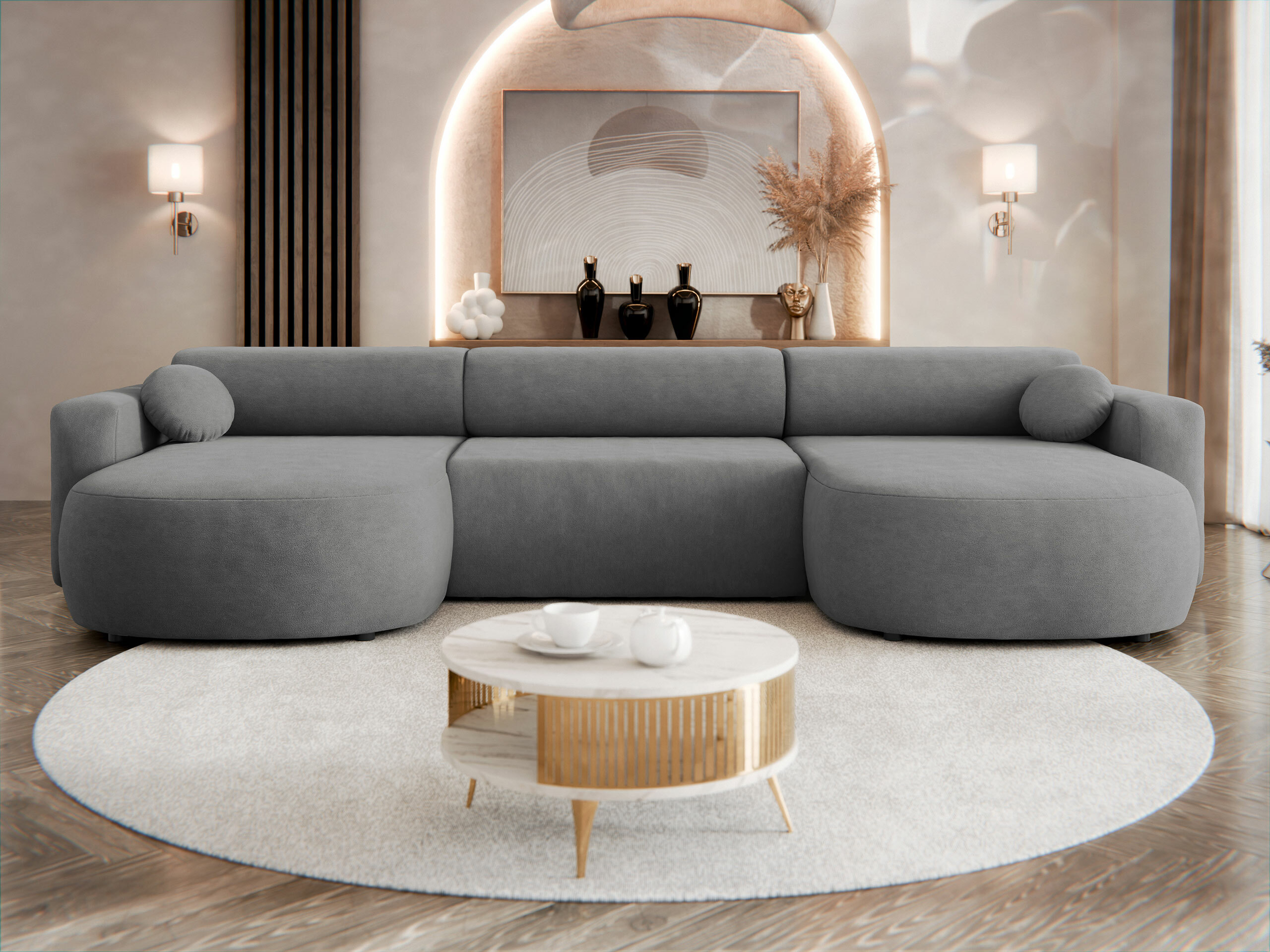 Stūra dīvāns Comfivo 480 (Velo 635)