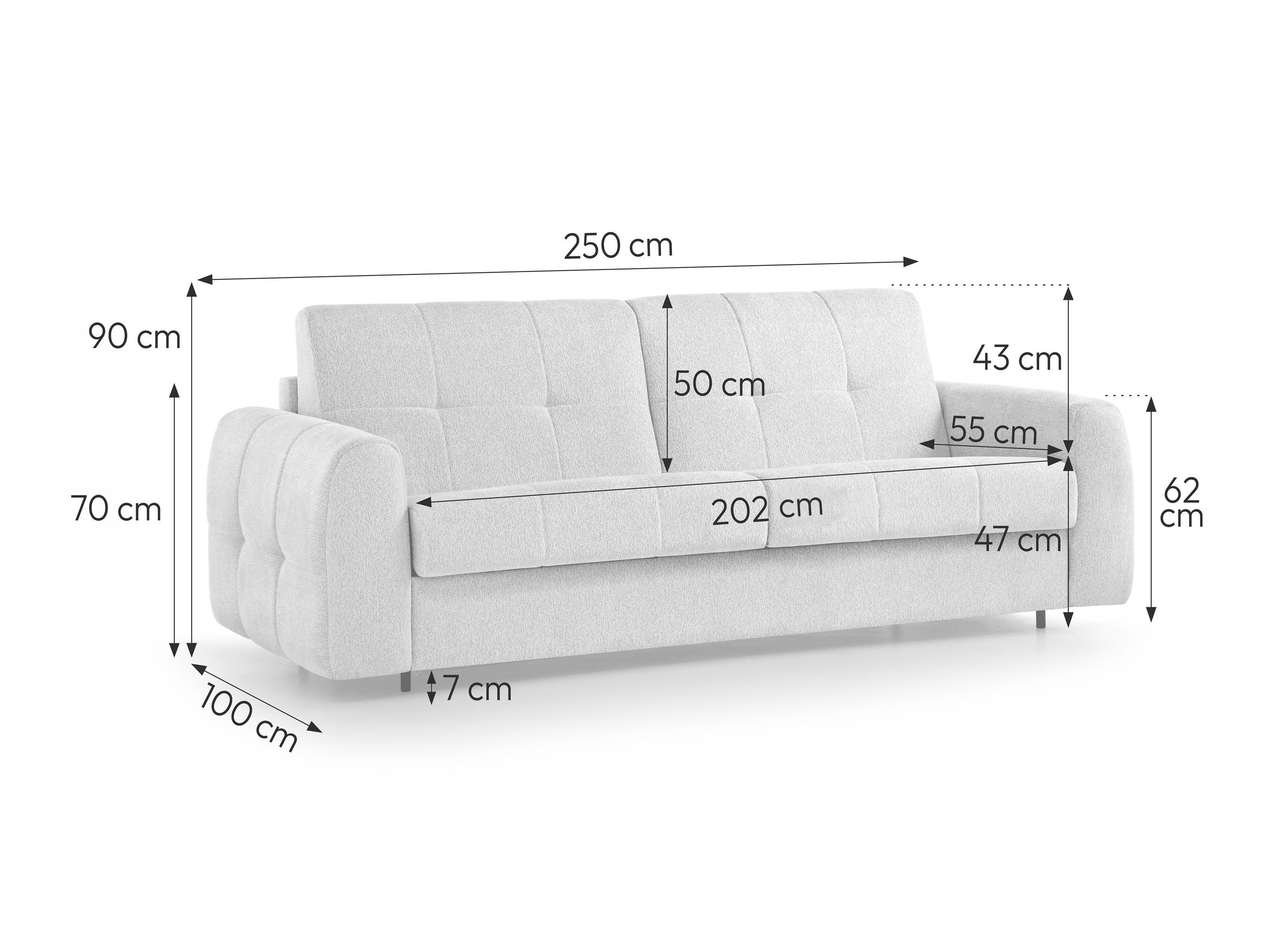 Диван-кровать Margate 126 (Misterio 07)