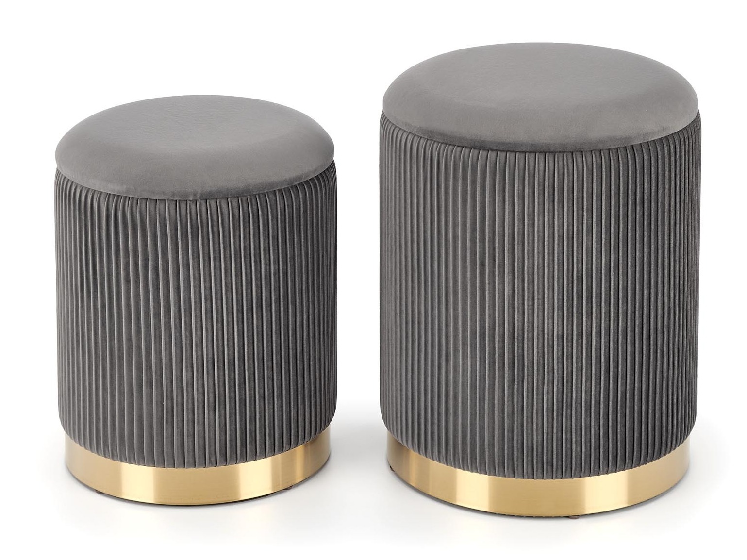 Pufu komplekts Houston 1153 (Pelēks)