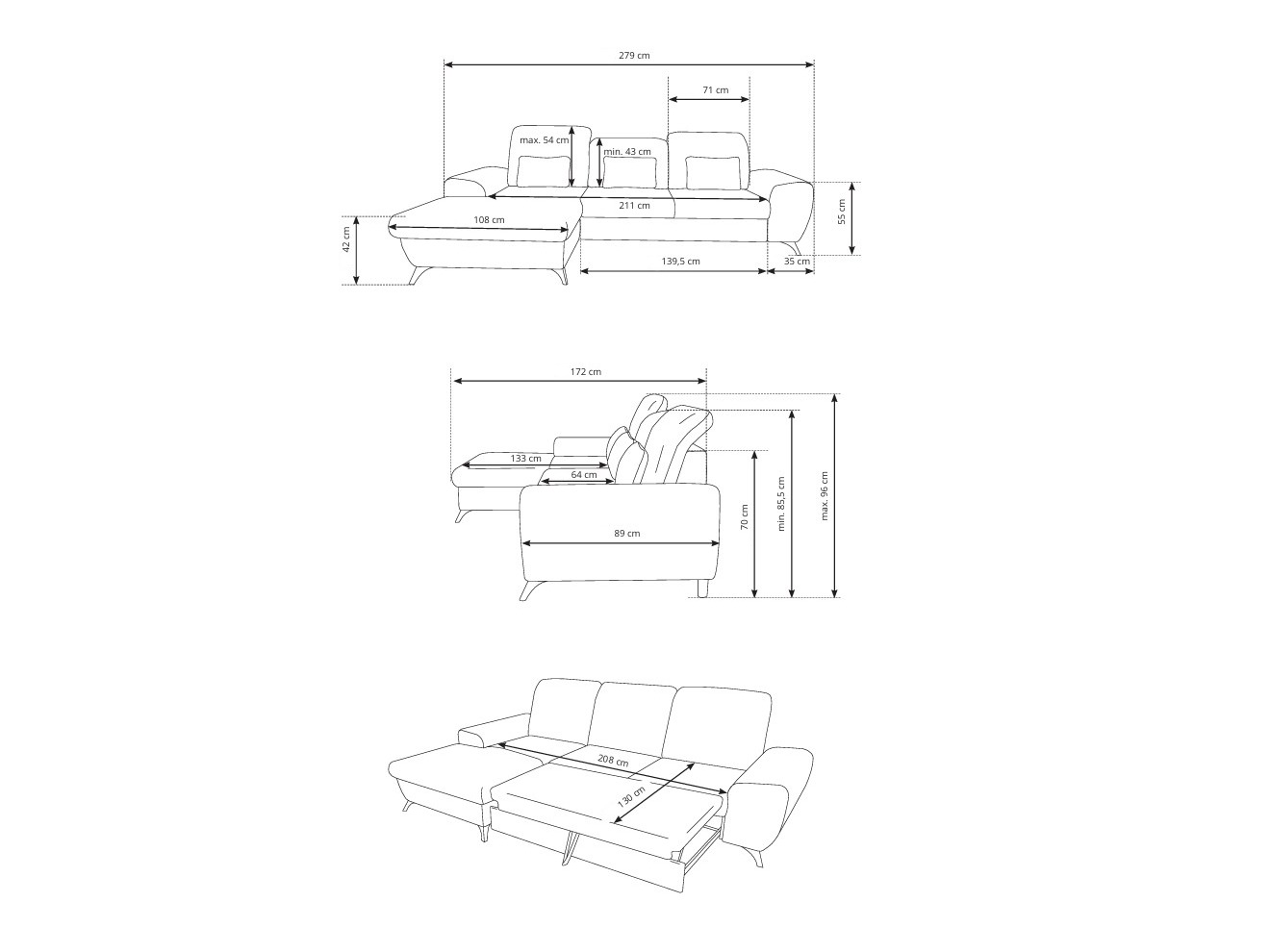 Угловой диван Kingston 200 (Avra 06)