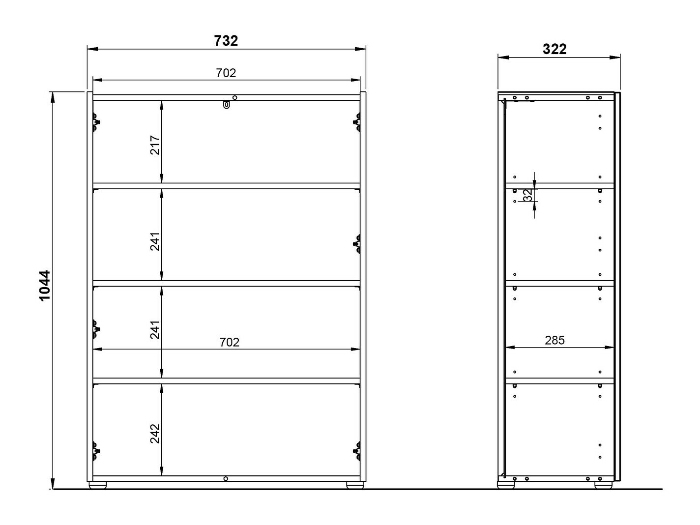Priekšnama komplekts Lircamu 105 (Putekļaini zaļa)