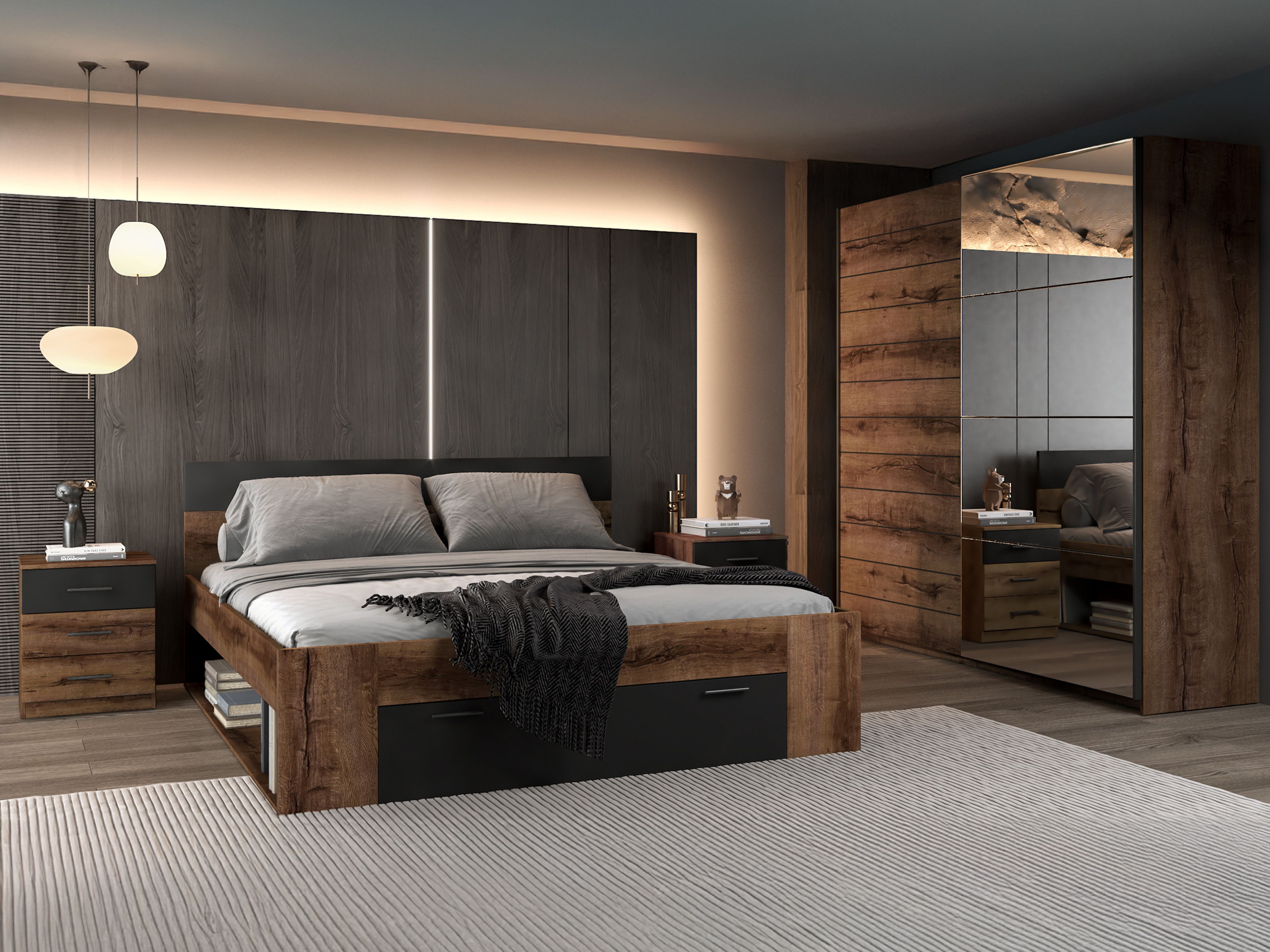 Naktsgaldiņš Melvele 100 (Monastery ozols + Melns)