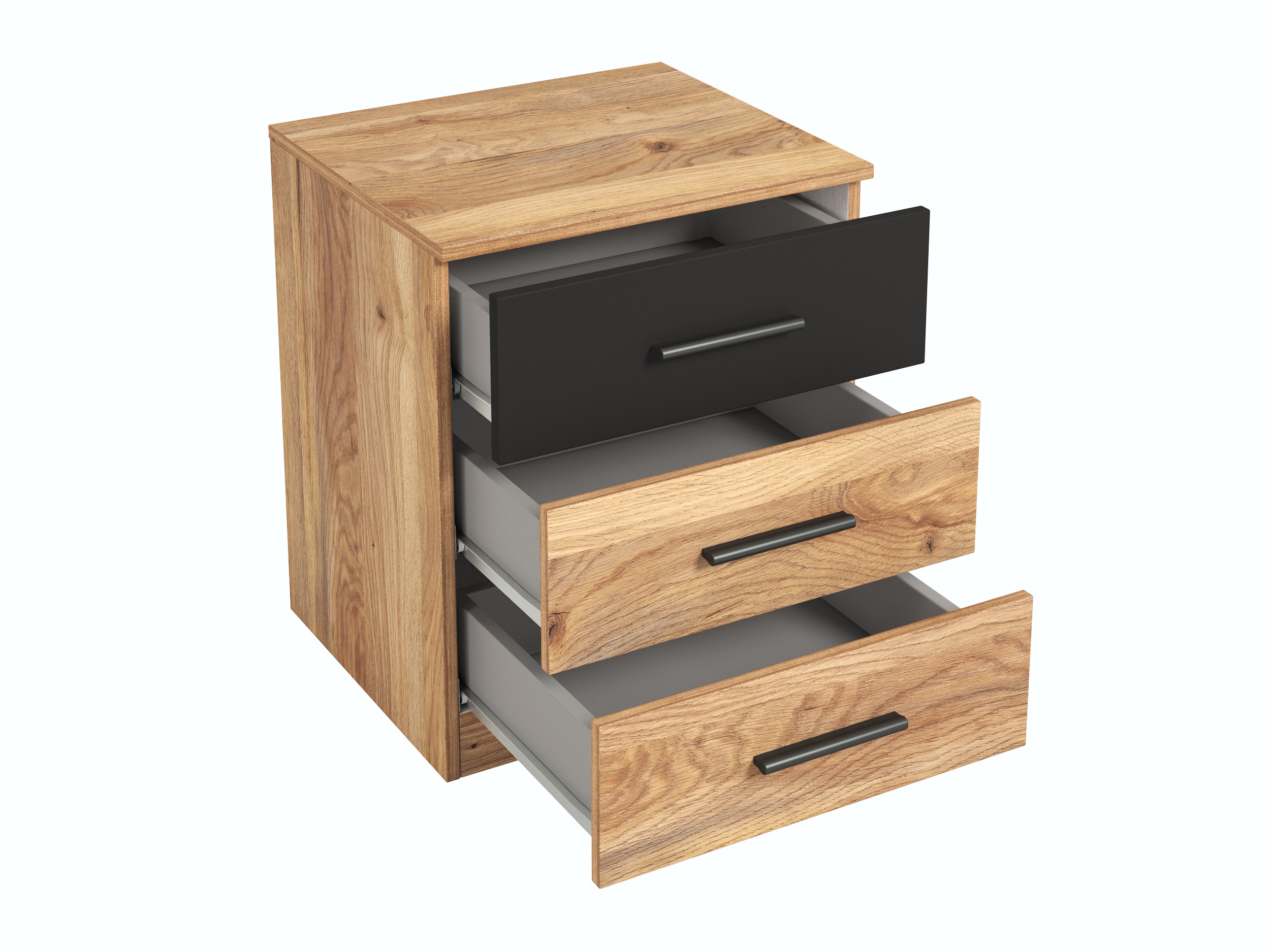 Naktsgaldiņš Melvele 100 (Ozols + Melns)