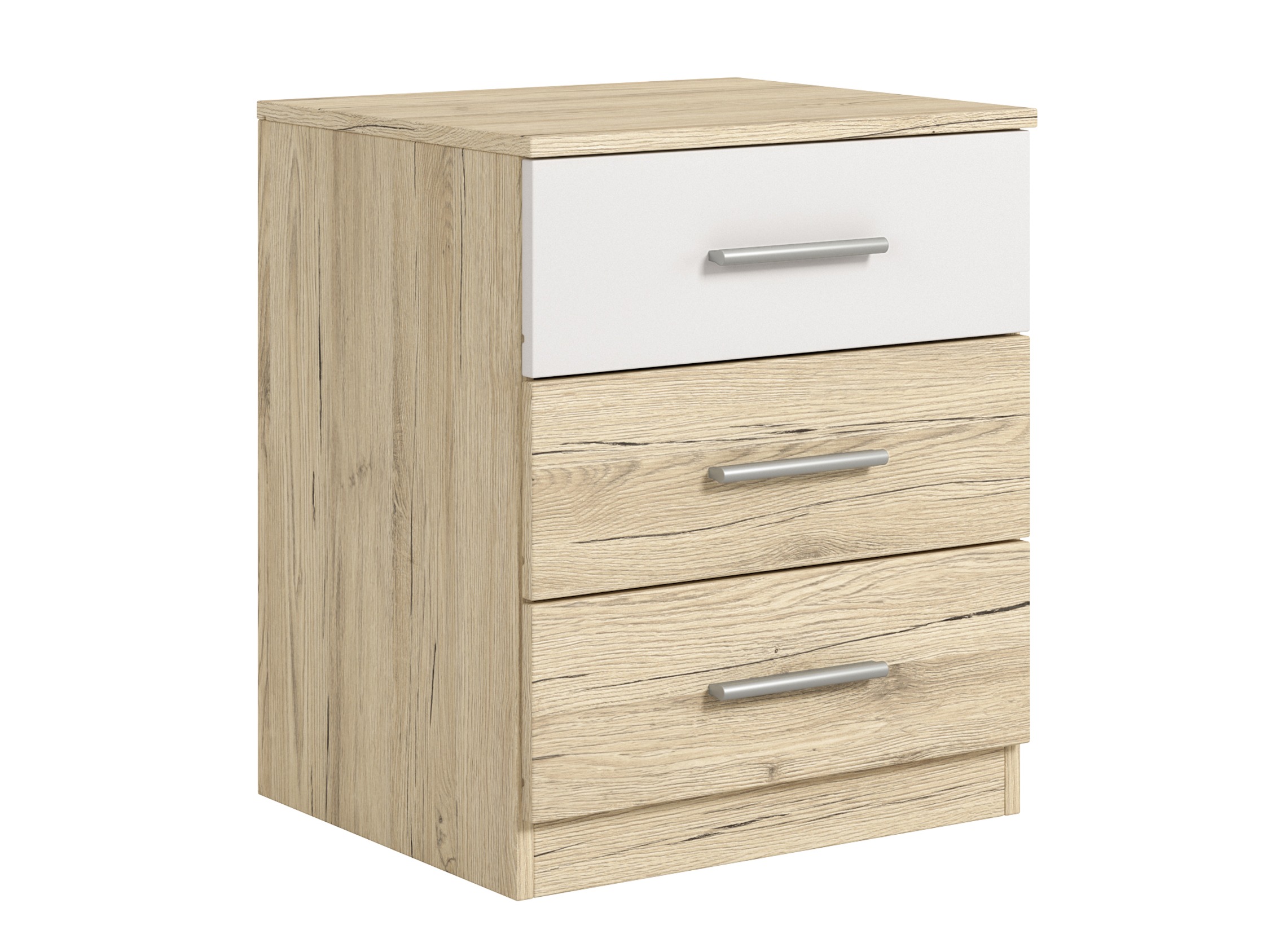 Naktsgaldiņš Melvele 100 (Sanremo ozols + Balts)