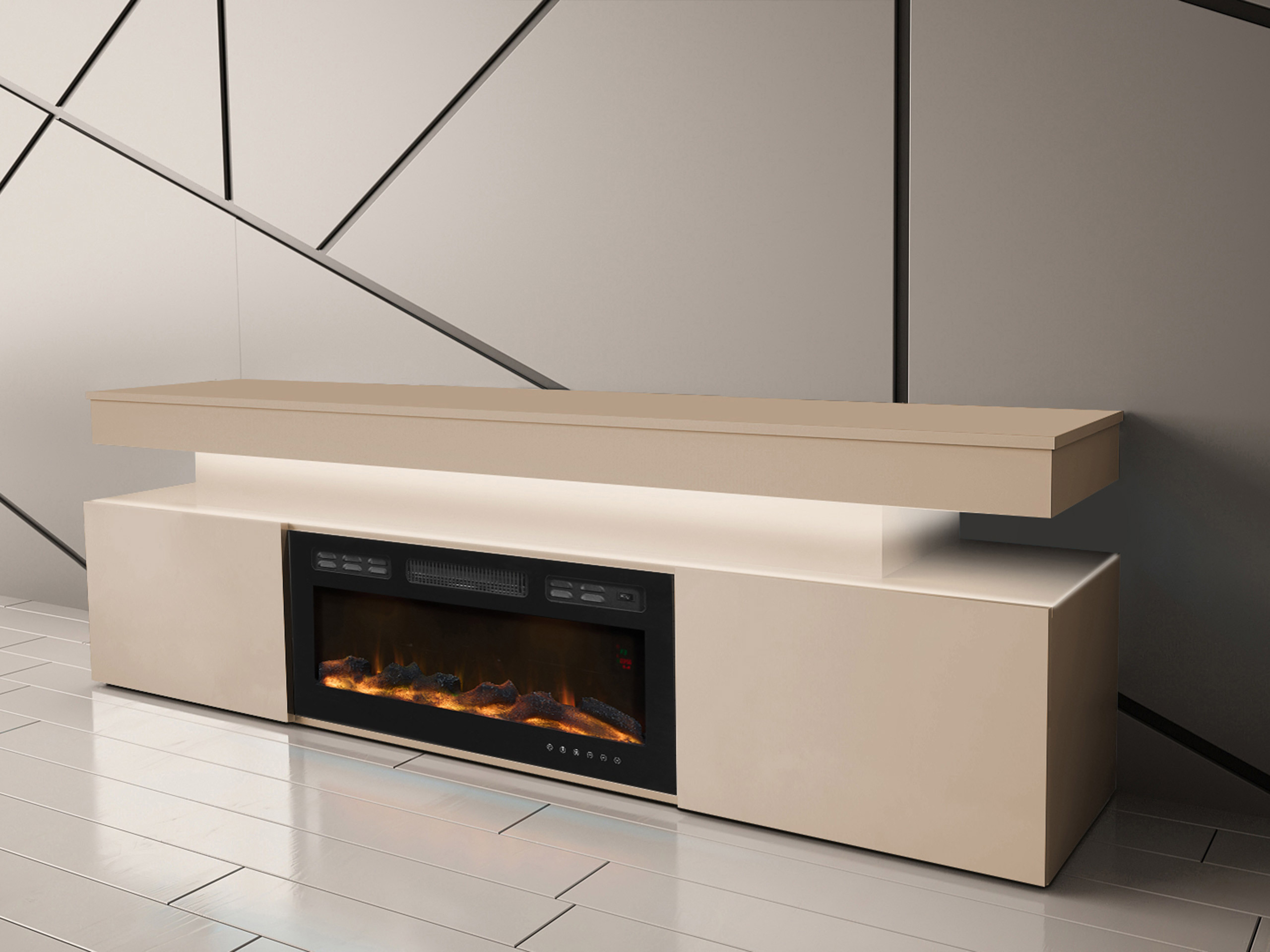 TV galds Monfero 104 (Gaiši brūns)