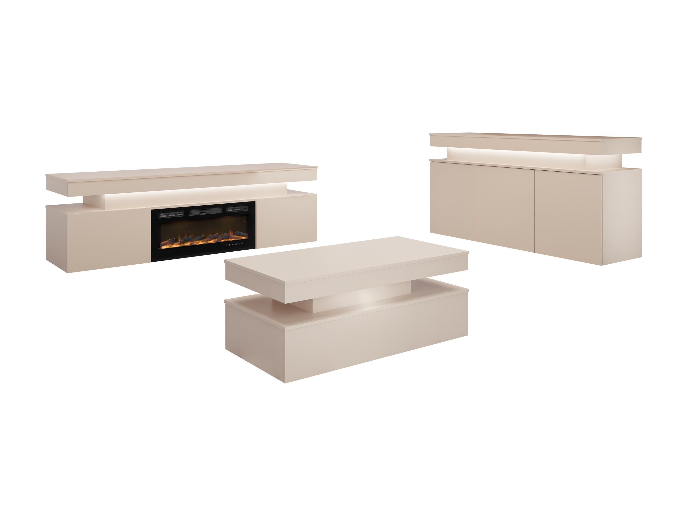 Viesistabas komplekts Monfero 106 (Gaiši brūns)