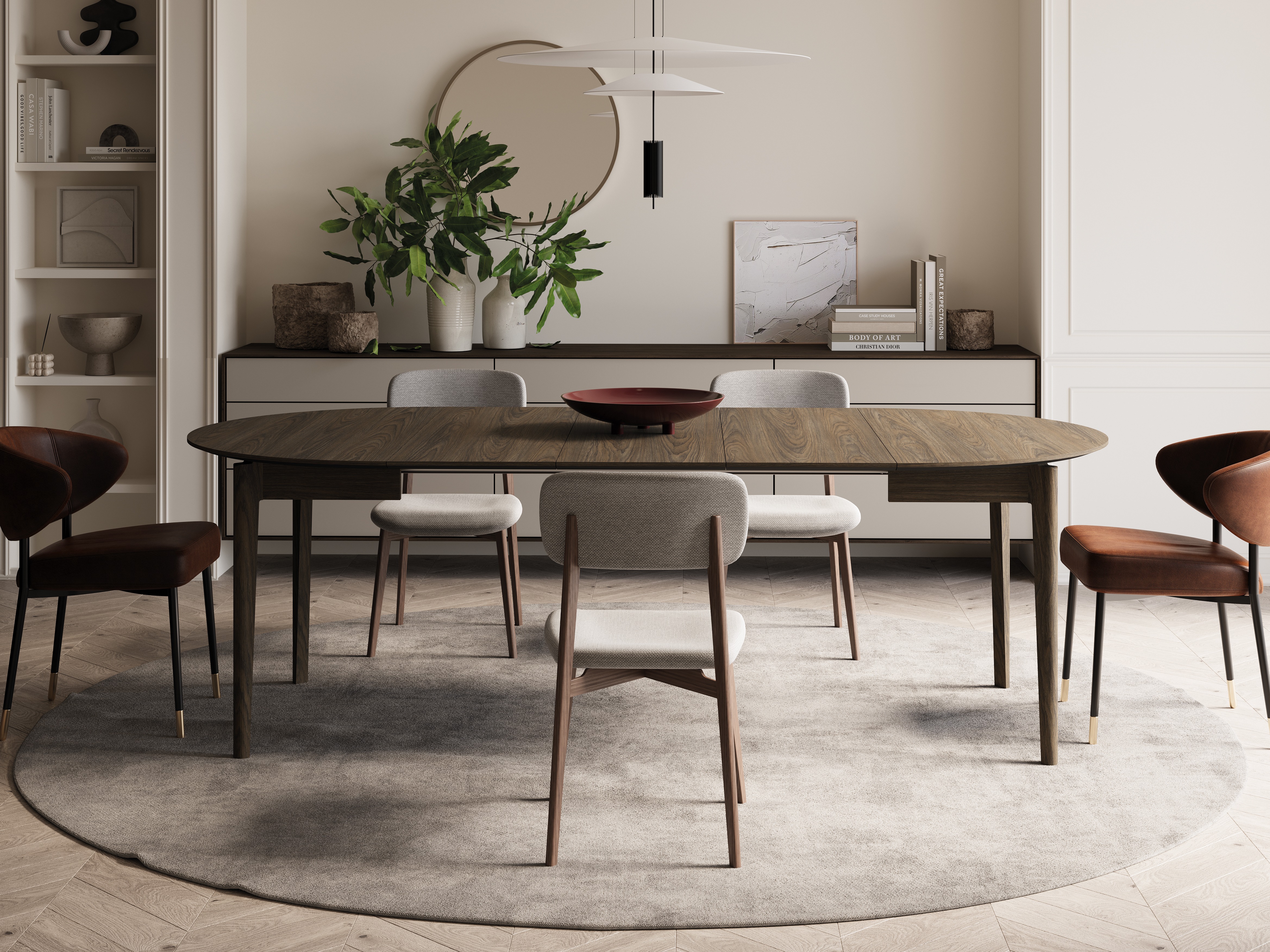 Cтол Fresno 180 (Темный дуб)