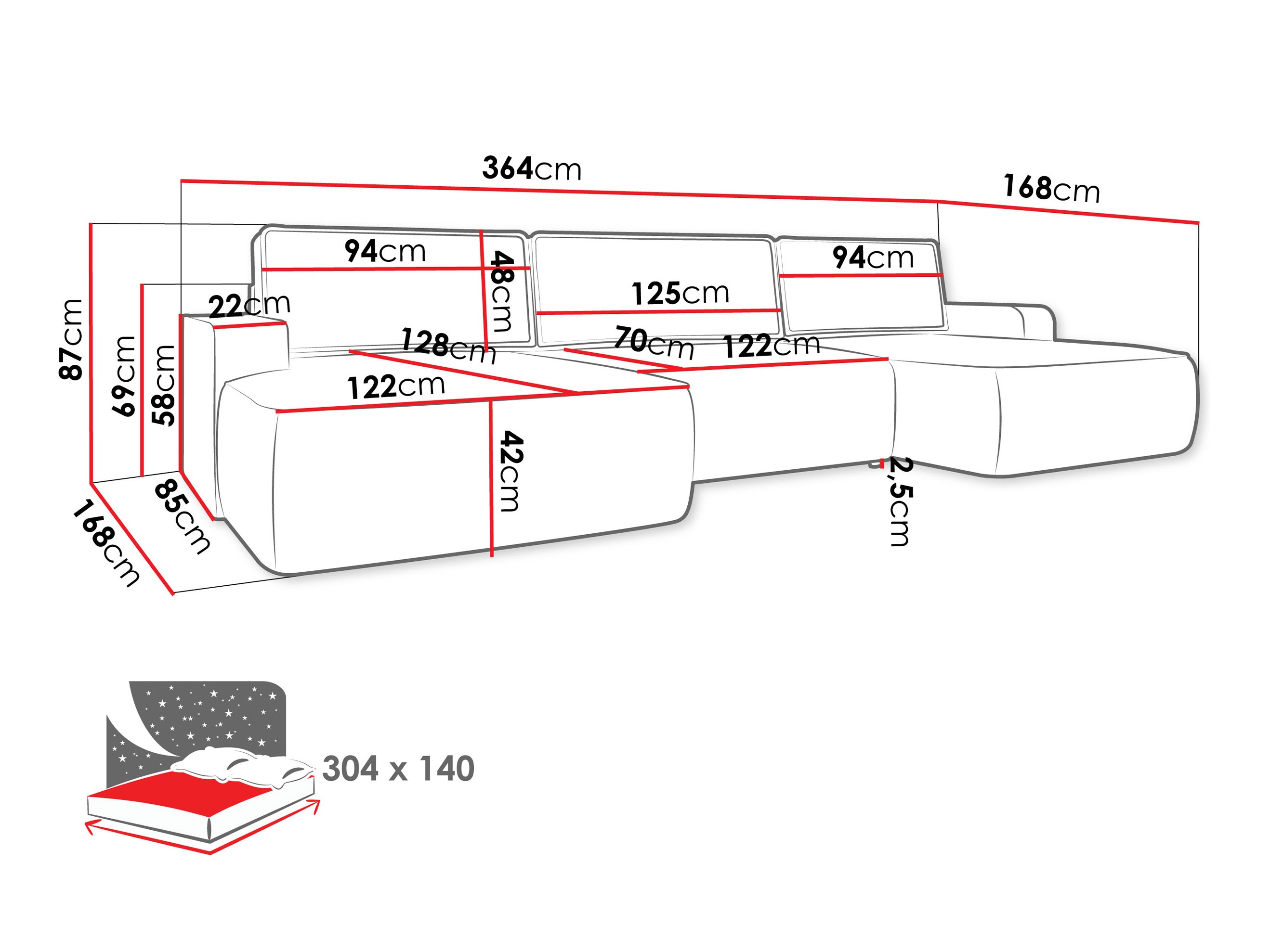 Stūra dīvāns Bountiful 106 (Velo 623)