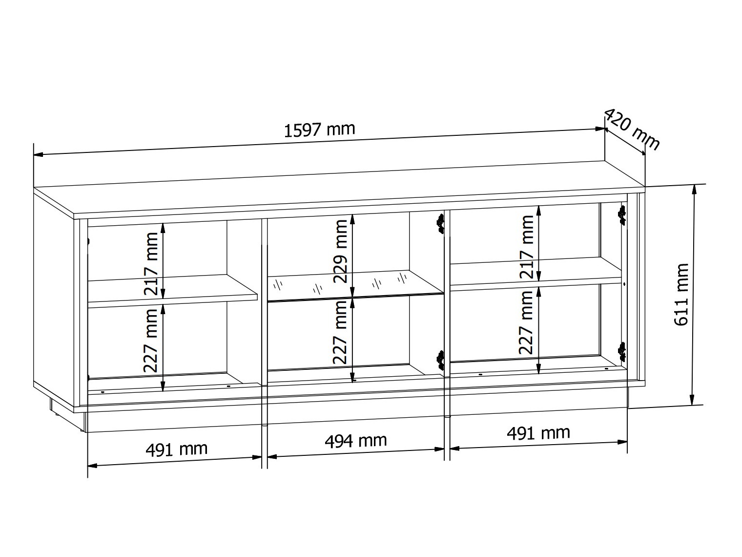 TV galds Velciru 103