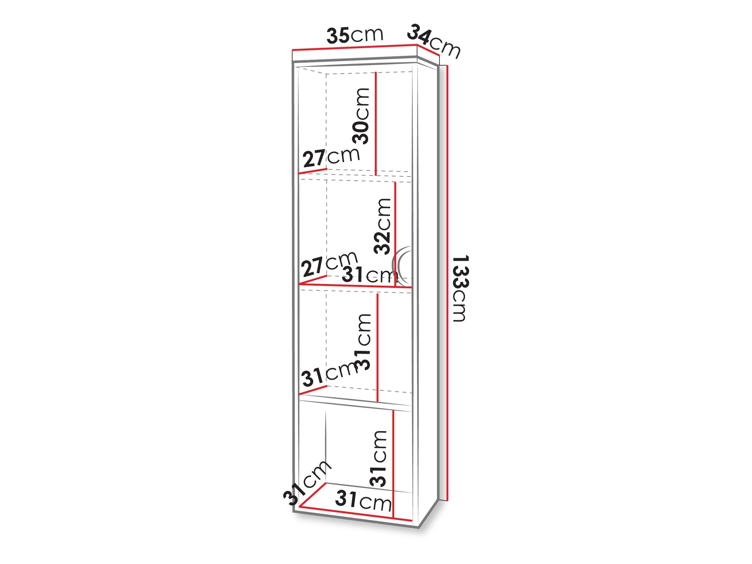 Piekarams vannas istabas skapītis Providence 194 (Ozols)