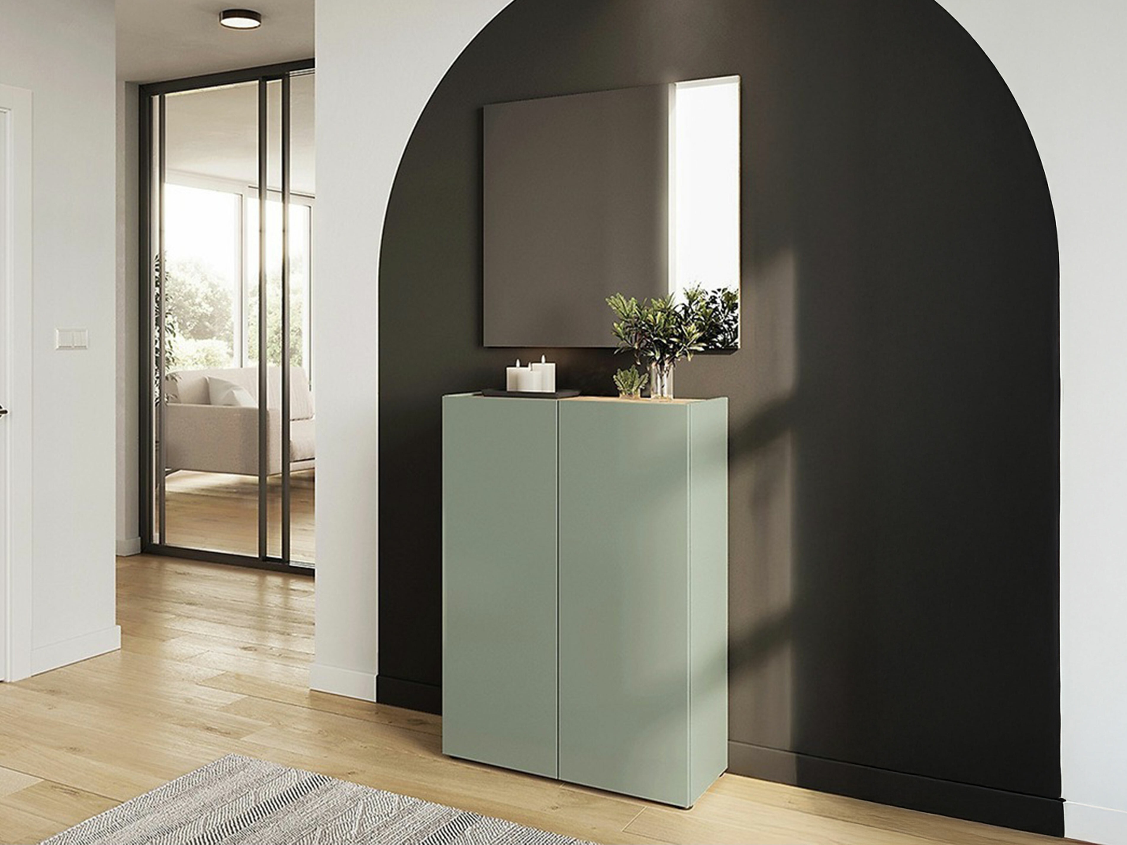 Priekšnama komplekts Lircamu 103 (Putekļaini zaļa)