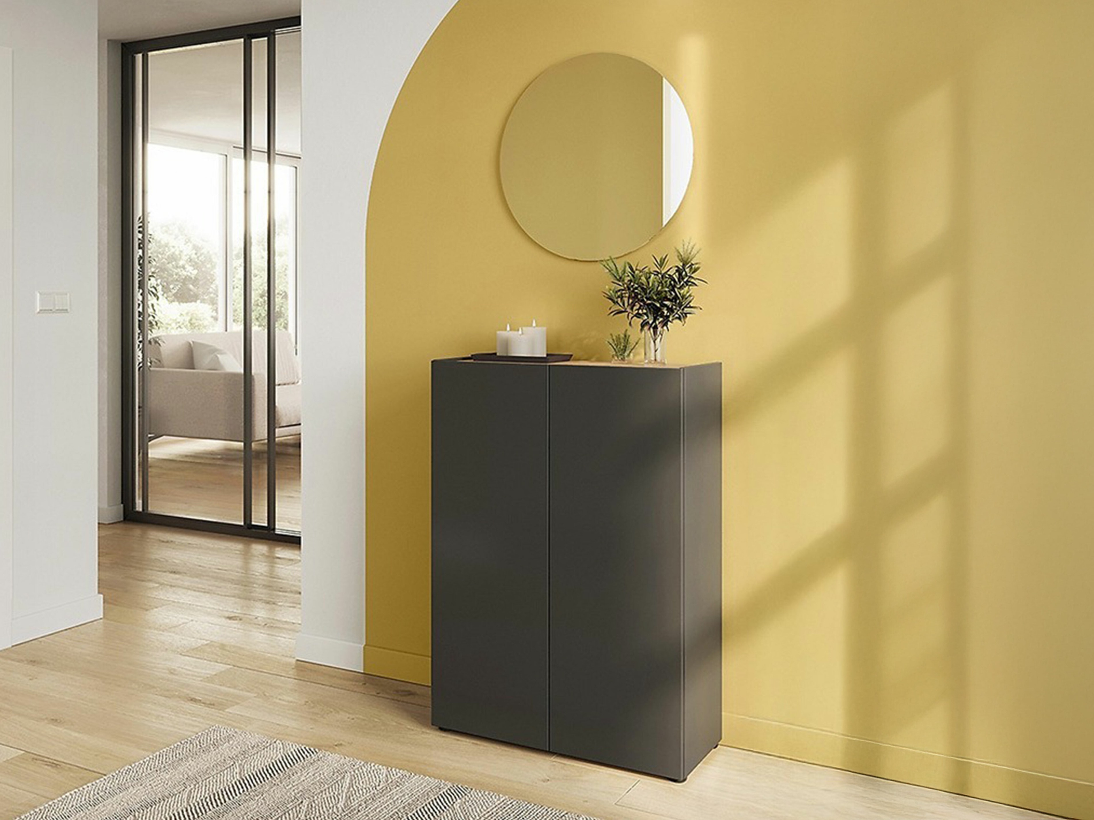 Прихожая Lircamu 105 (Графит)