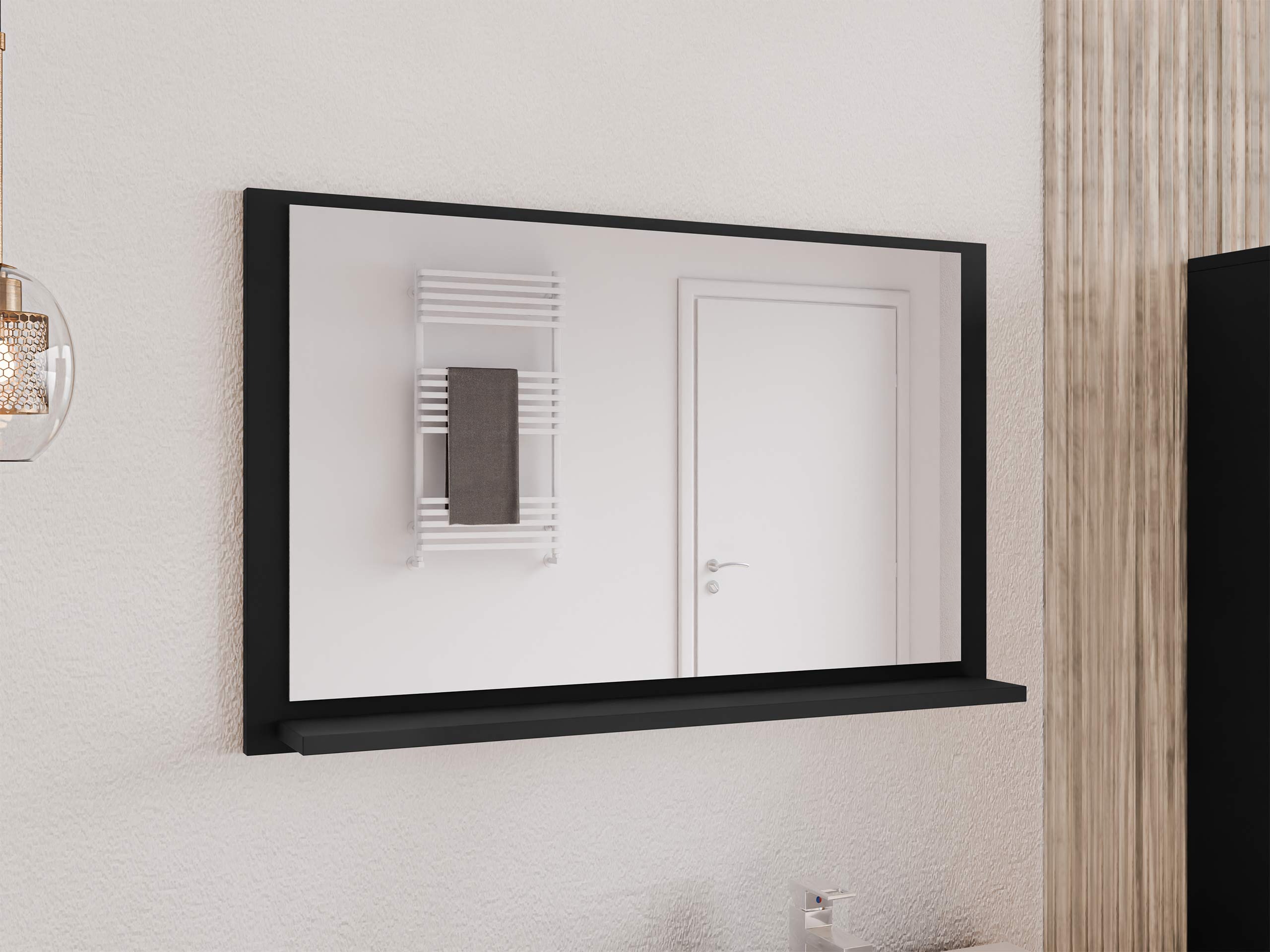 Vannas istabas spogulis Providence 195 (Melns)