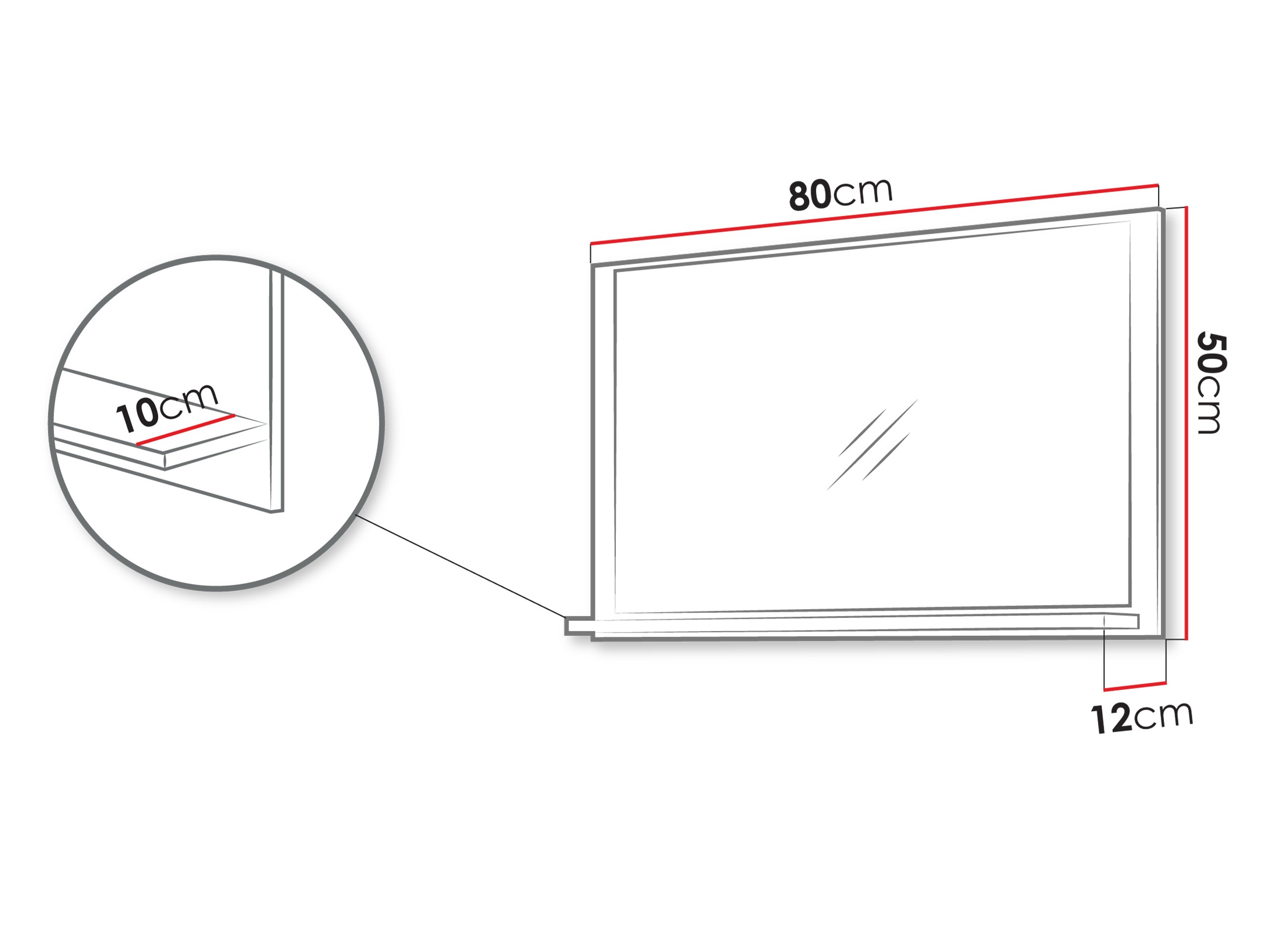 Vannas istabas spogulis Sodalis (Kašmirs)