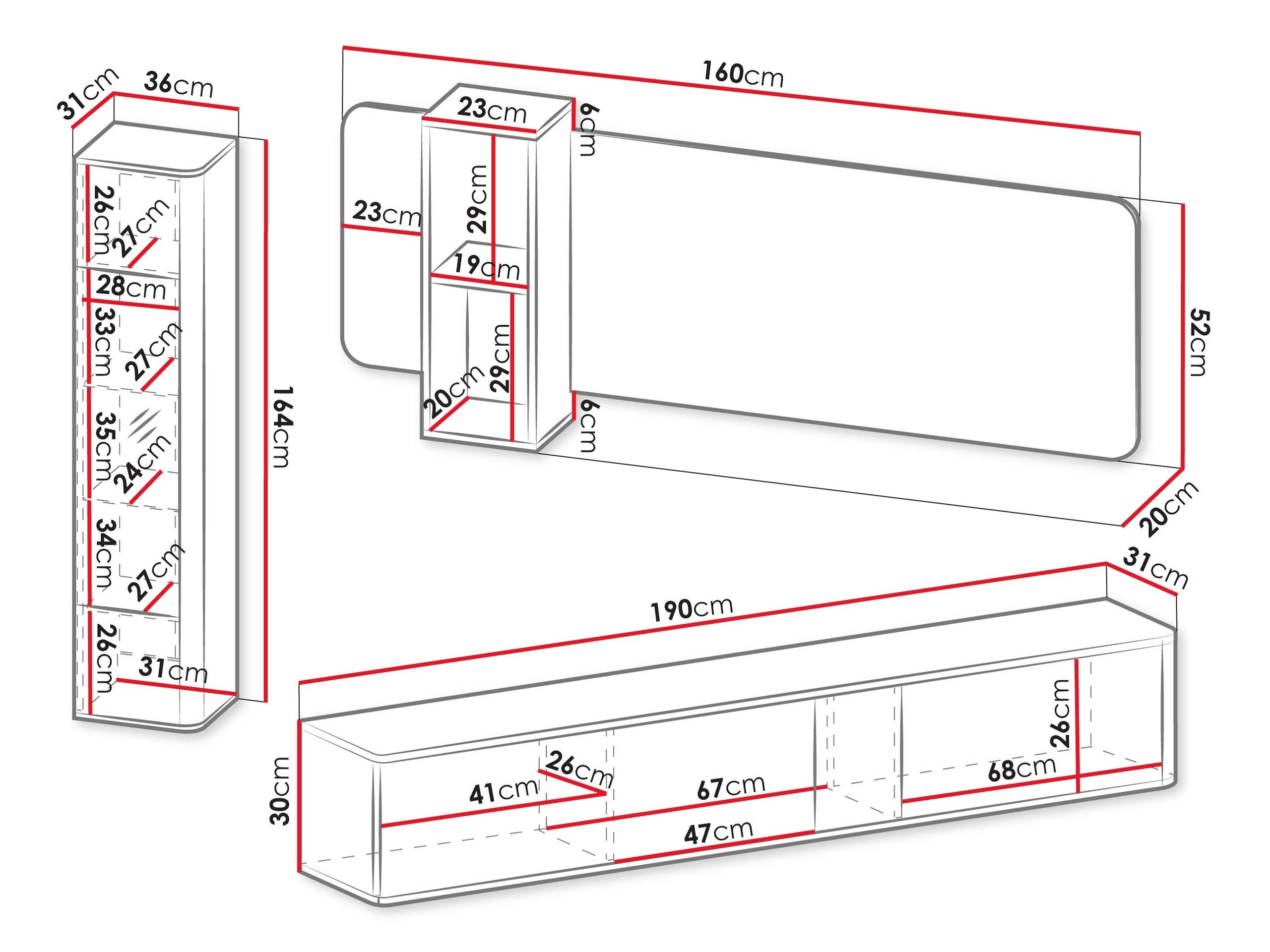 Viesistabas komplekts Dormele 106