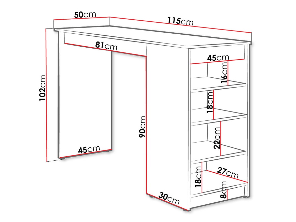 Барная стойка Comfivo 259 (Кашемир)