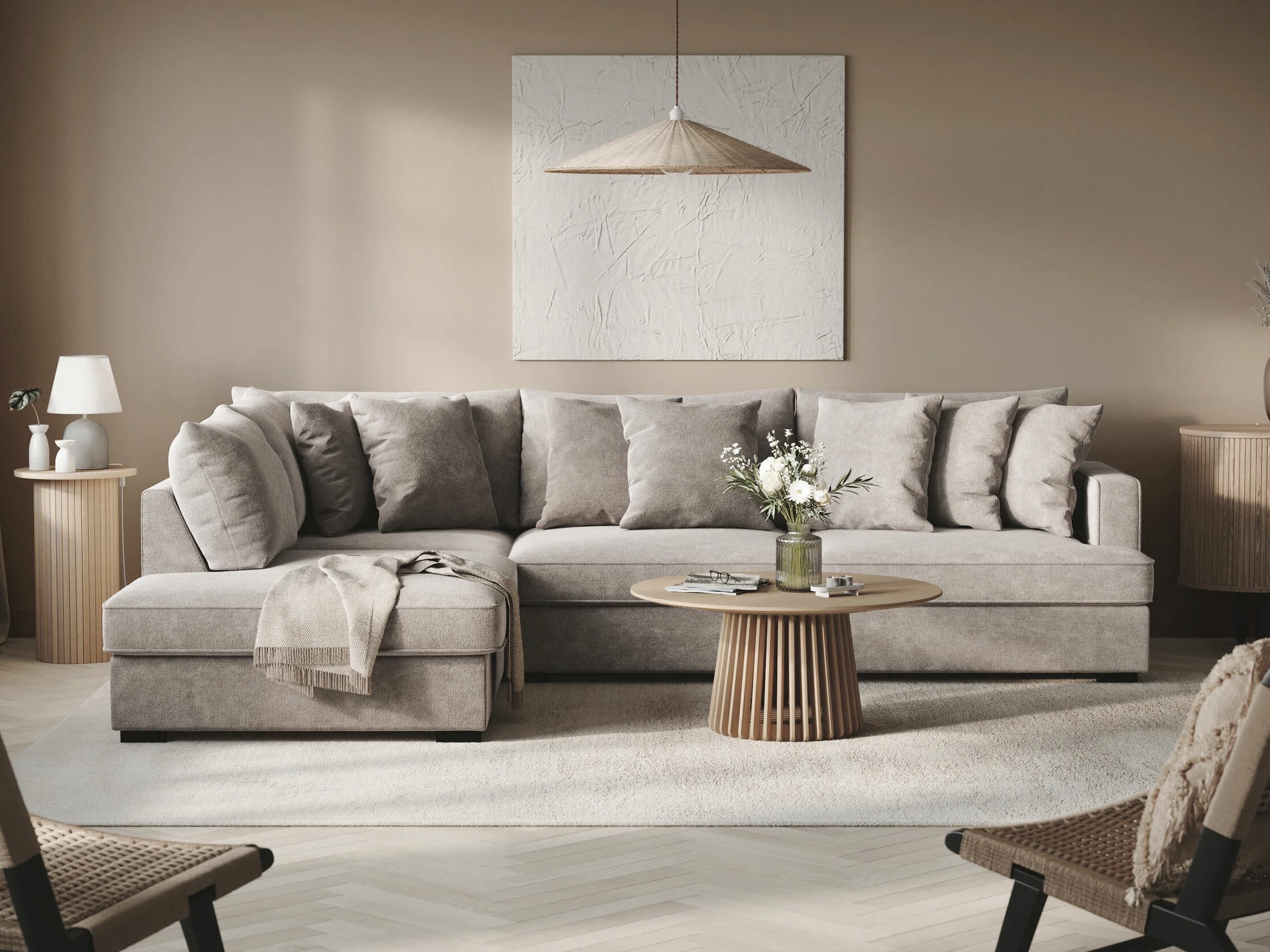 Stūra dīvāns Tivsoe 102 (Trenza 08)