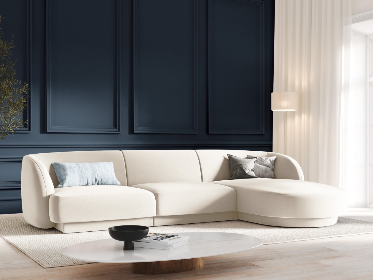 Moduļu stūra dīvāns Tivlomi 102 (Bluvel 22)