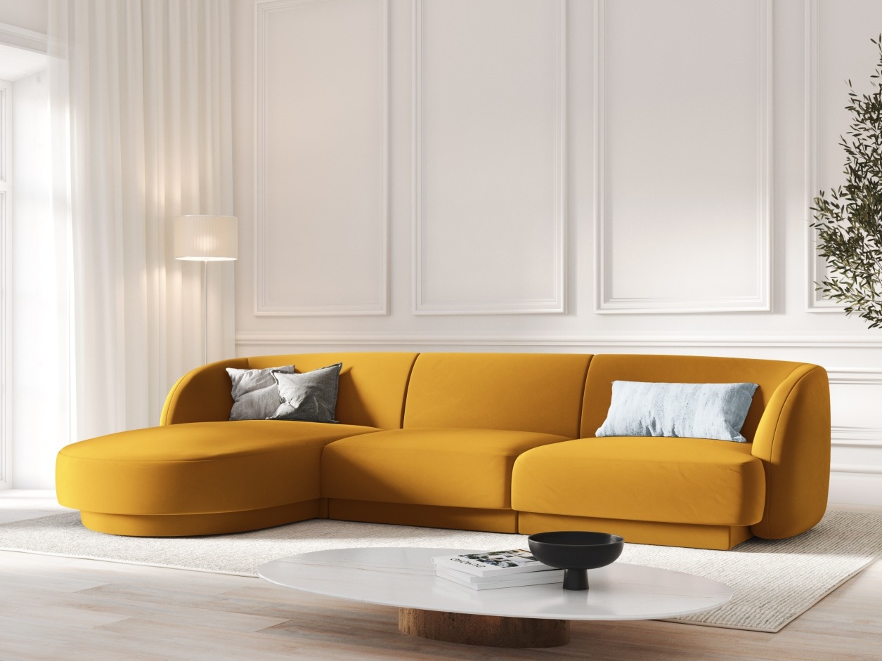 Moduļu stūra dīvāns Tivlomi 102 (Bluvel 68)