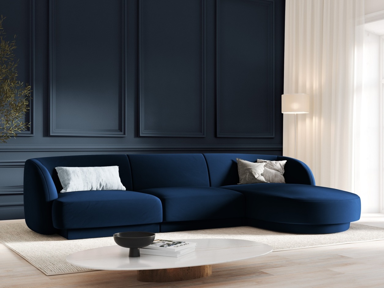 Moduļu stūra dīvāns Tivlomi 102 (Bluvel 86)