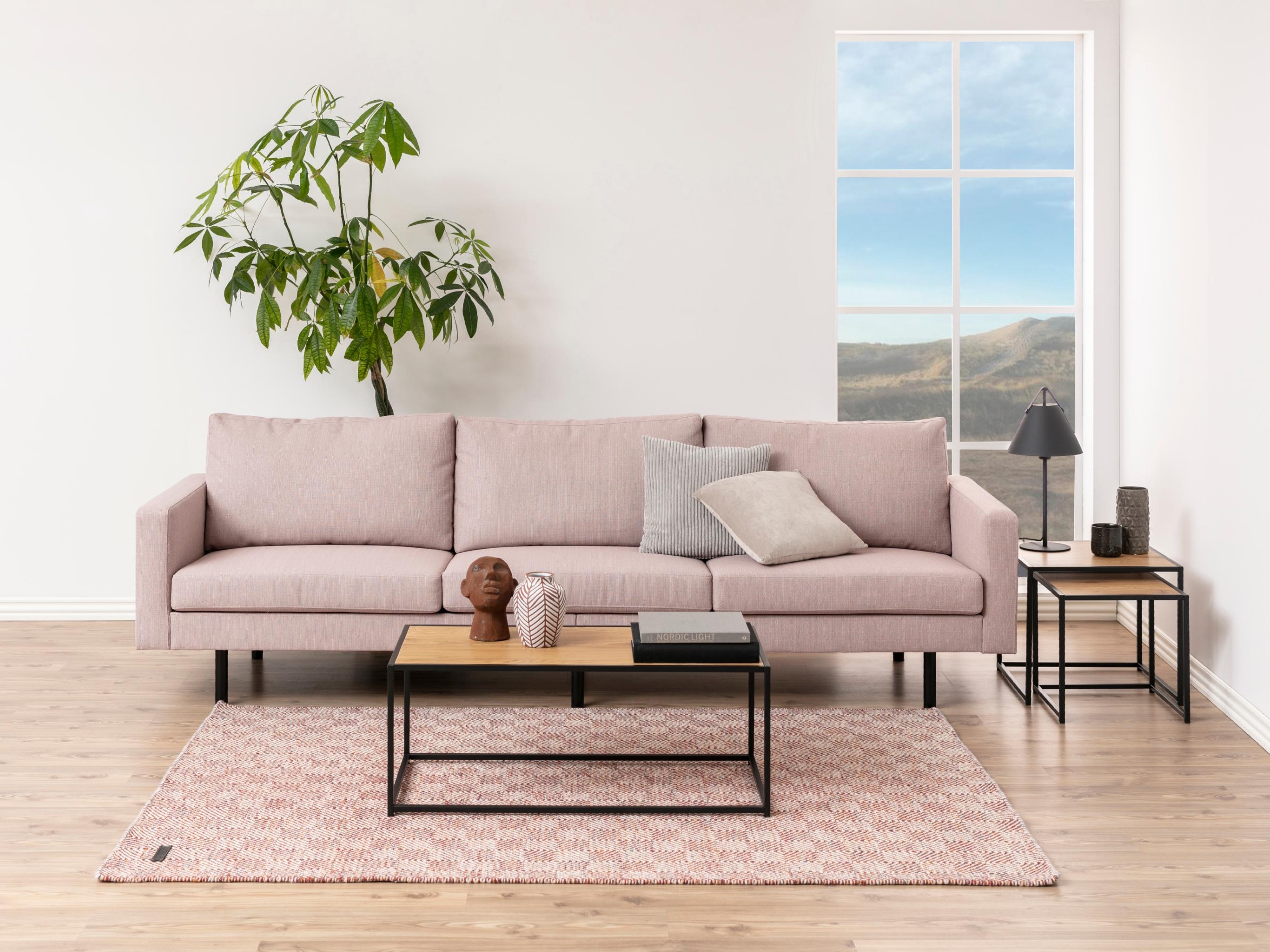 Kafijas galdiņu komplekts Norsica 461 (Savvaļas ozols + Melns)