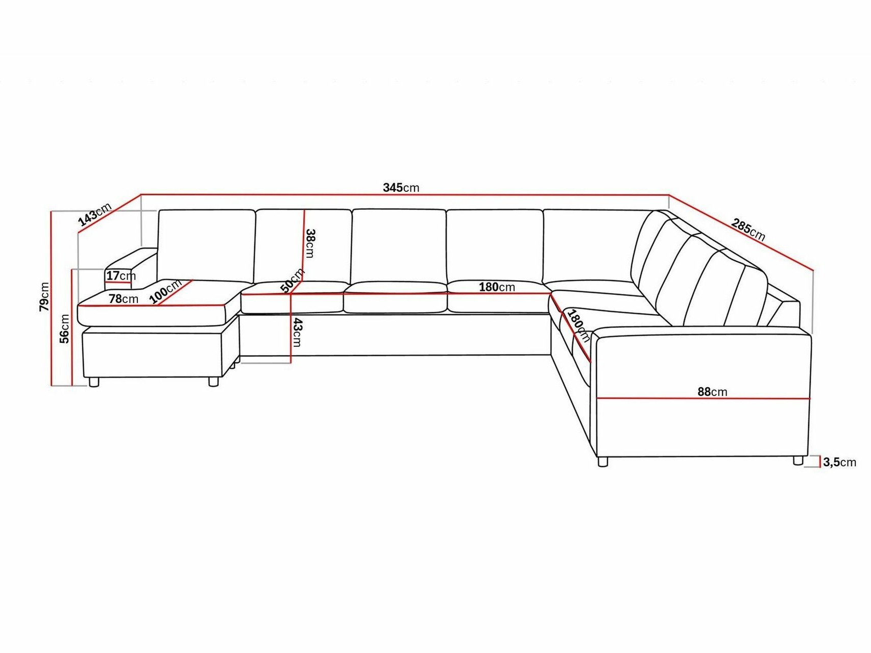 Угловой диван Scandinavian Choice Remavio 125 (Серый)