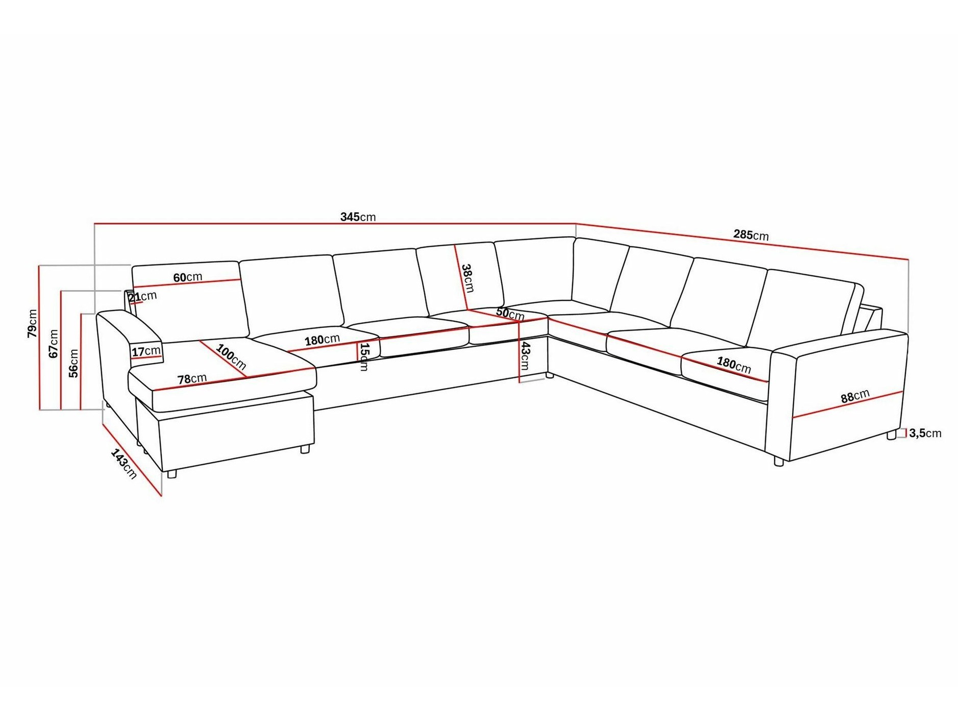 Угловой диван Scandinavian Choice Remavio 125 (Серый)
