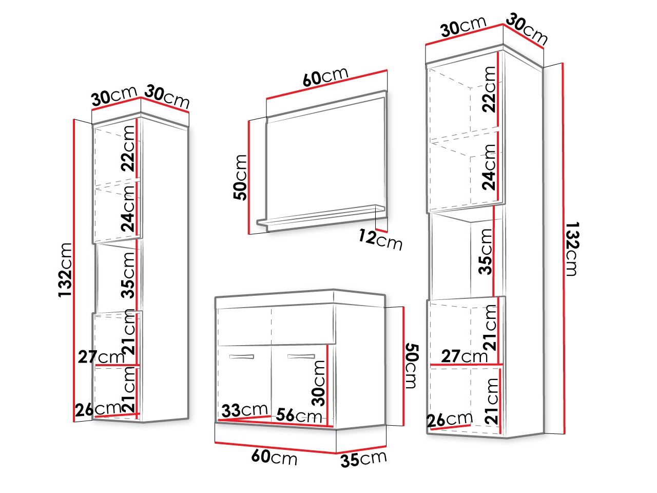 Набор для ванной комнаты Sarasota 123 (Кашемир)