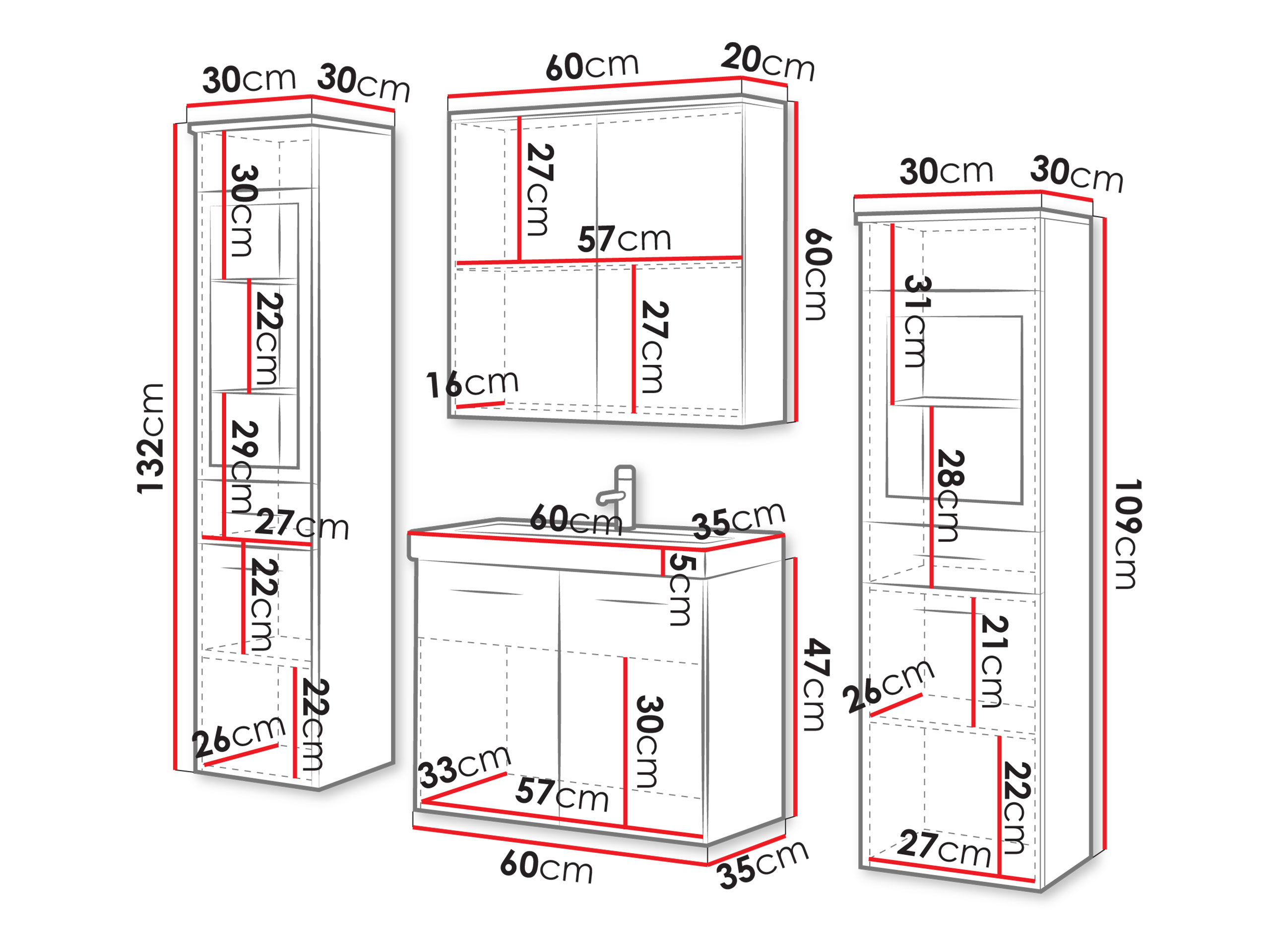 Набор для ванной комнаты Sarasota 140 (Кашемир)