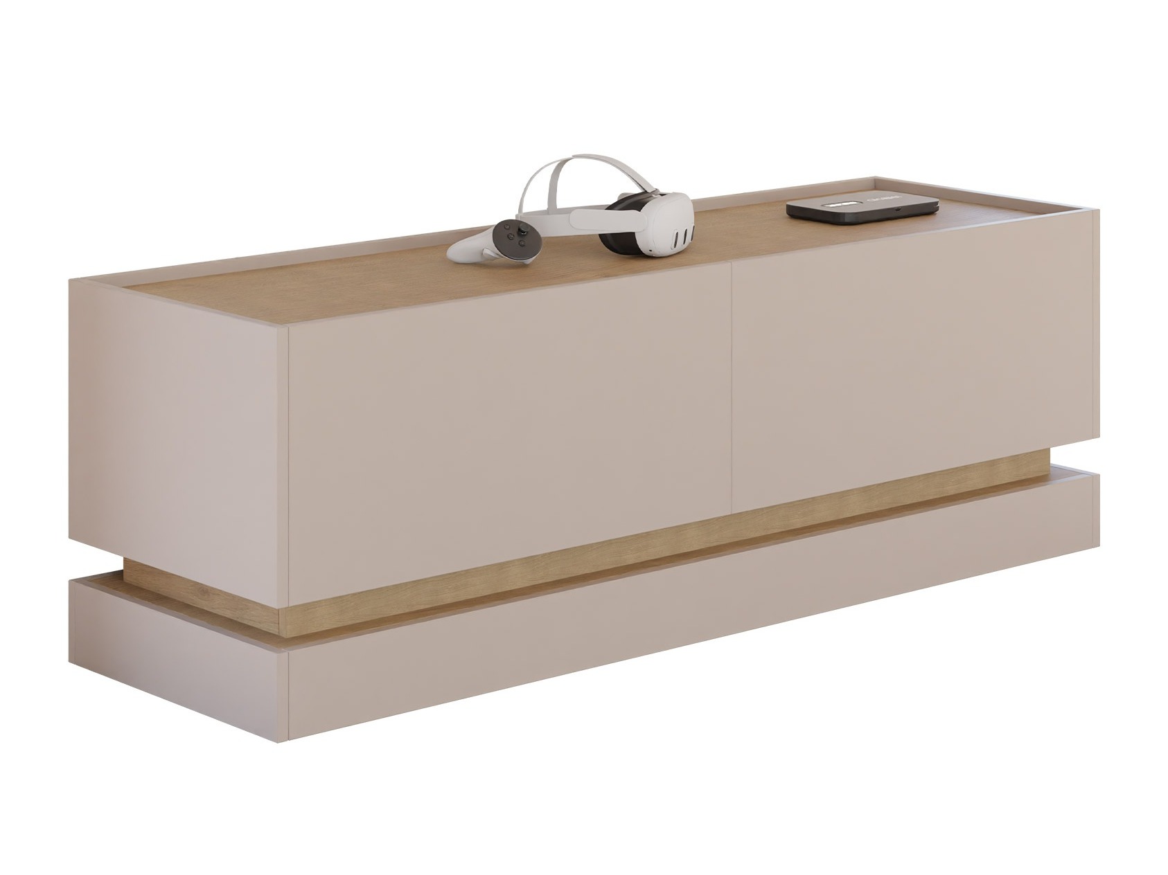 ТВ тумба Comfivo Dalvenu 105 (Светло-коричневый + Дуб)