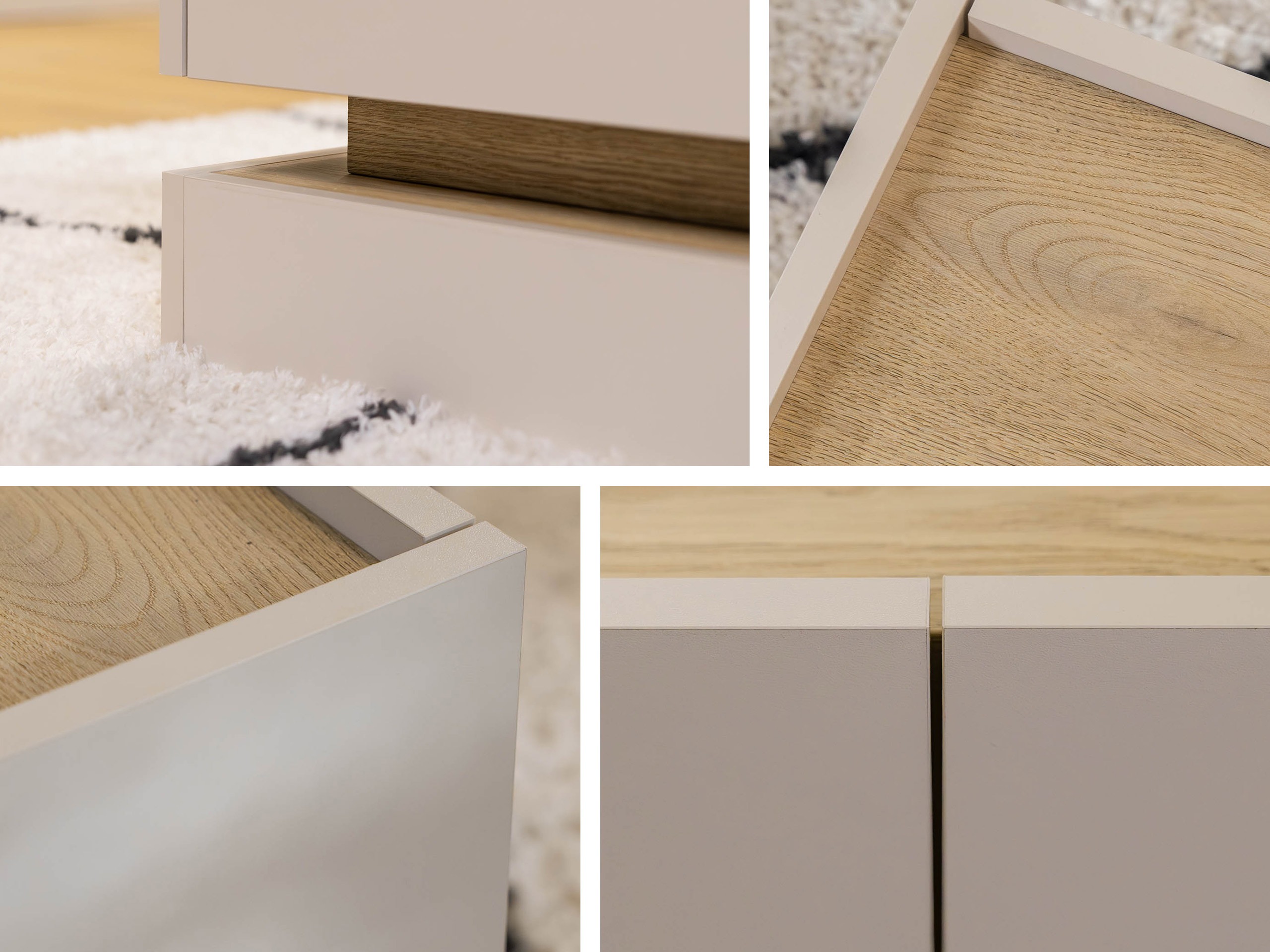 ТВ тумба Comfivo Dalvenu 105 (Светло-коричневый + Дуб)