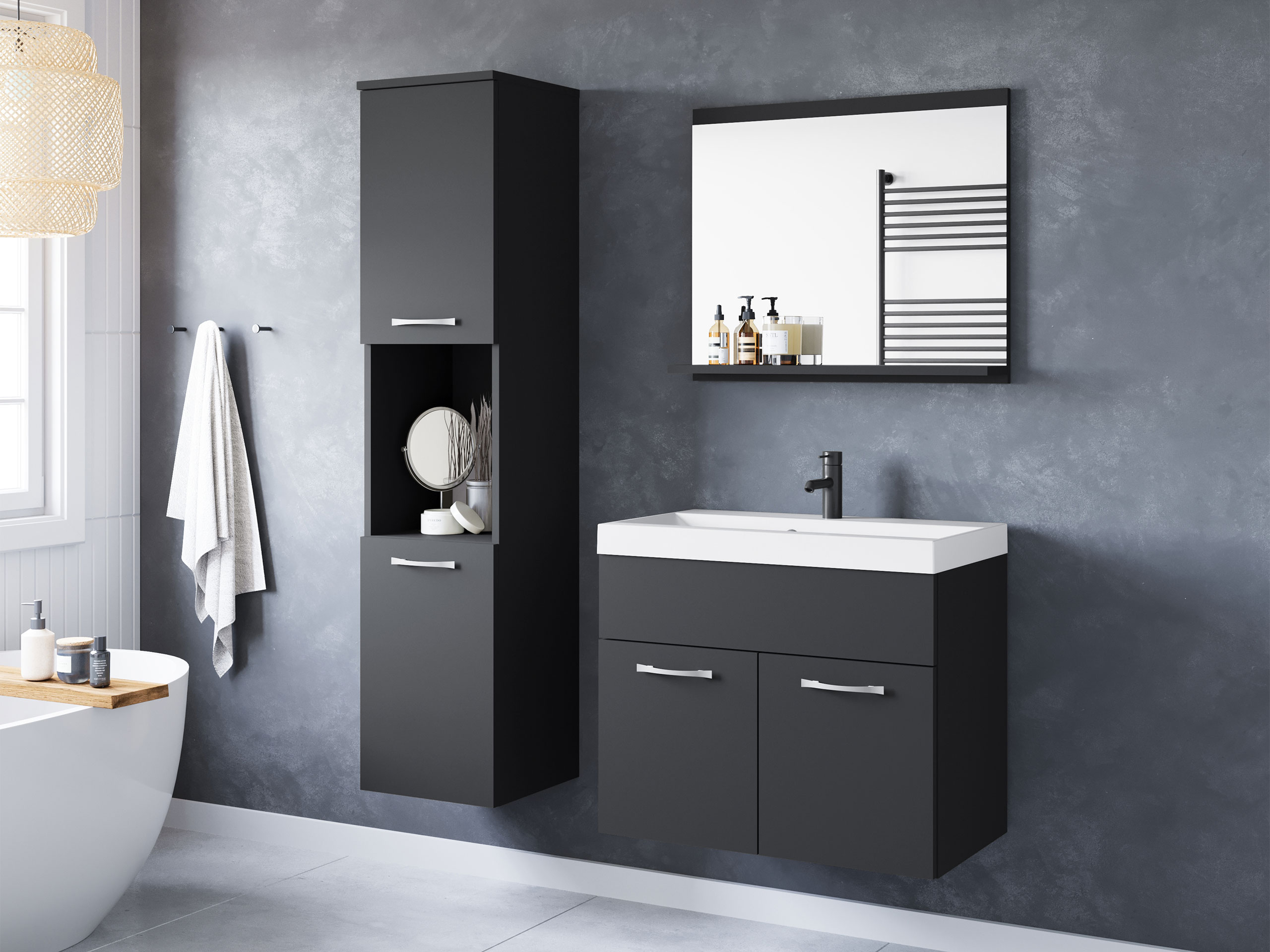 Vannas komplekts Sarasota 122 (Grafīts)