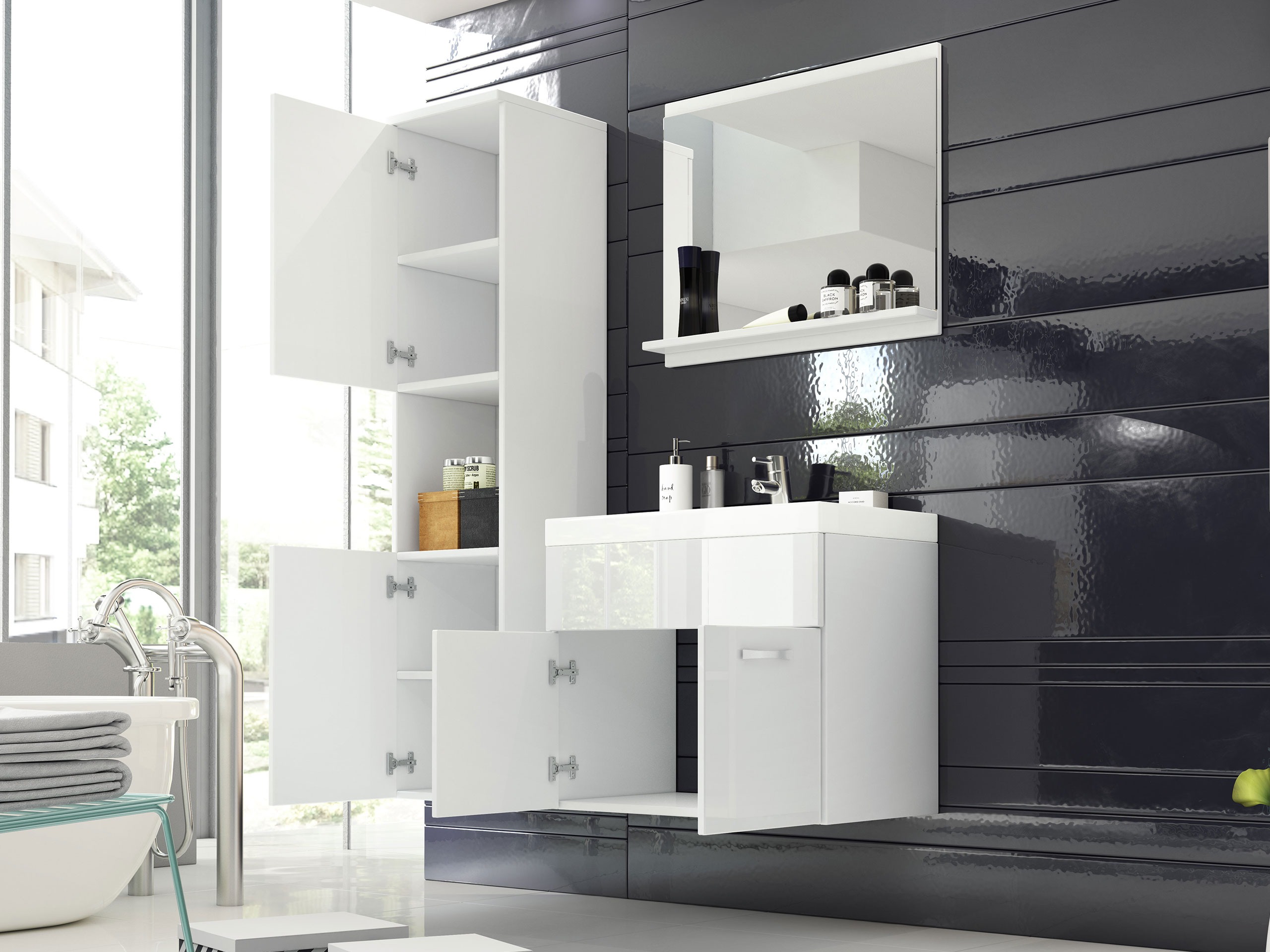 Vannas komplekts Sarasota 122 (Grafīts)