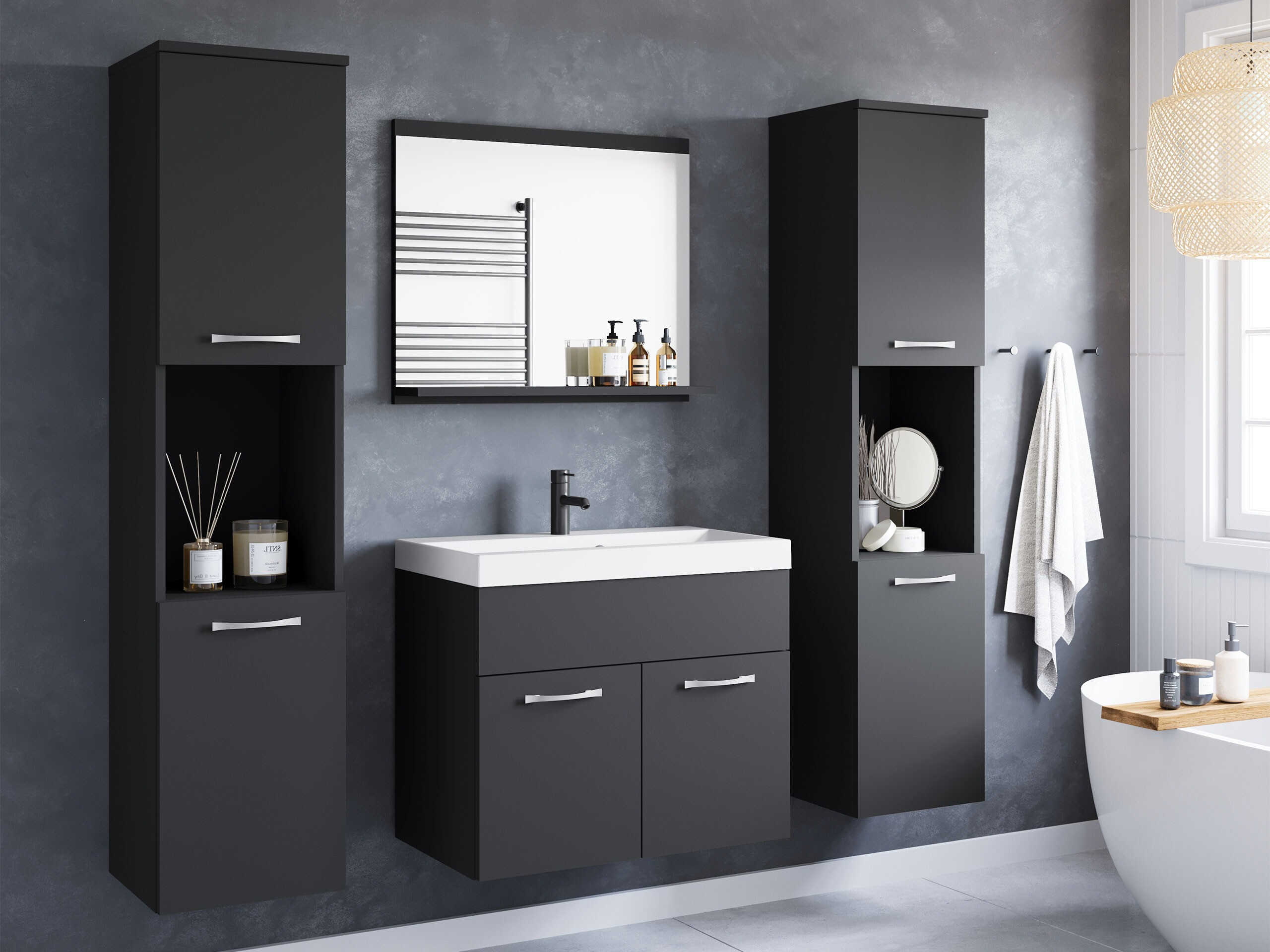Vannas komplekts Sarasota 123 (Grafīts)