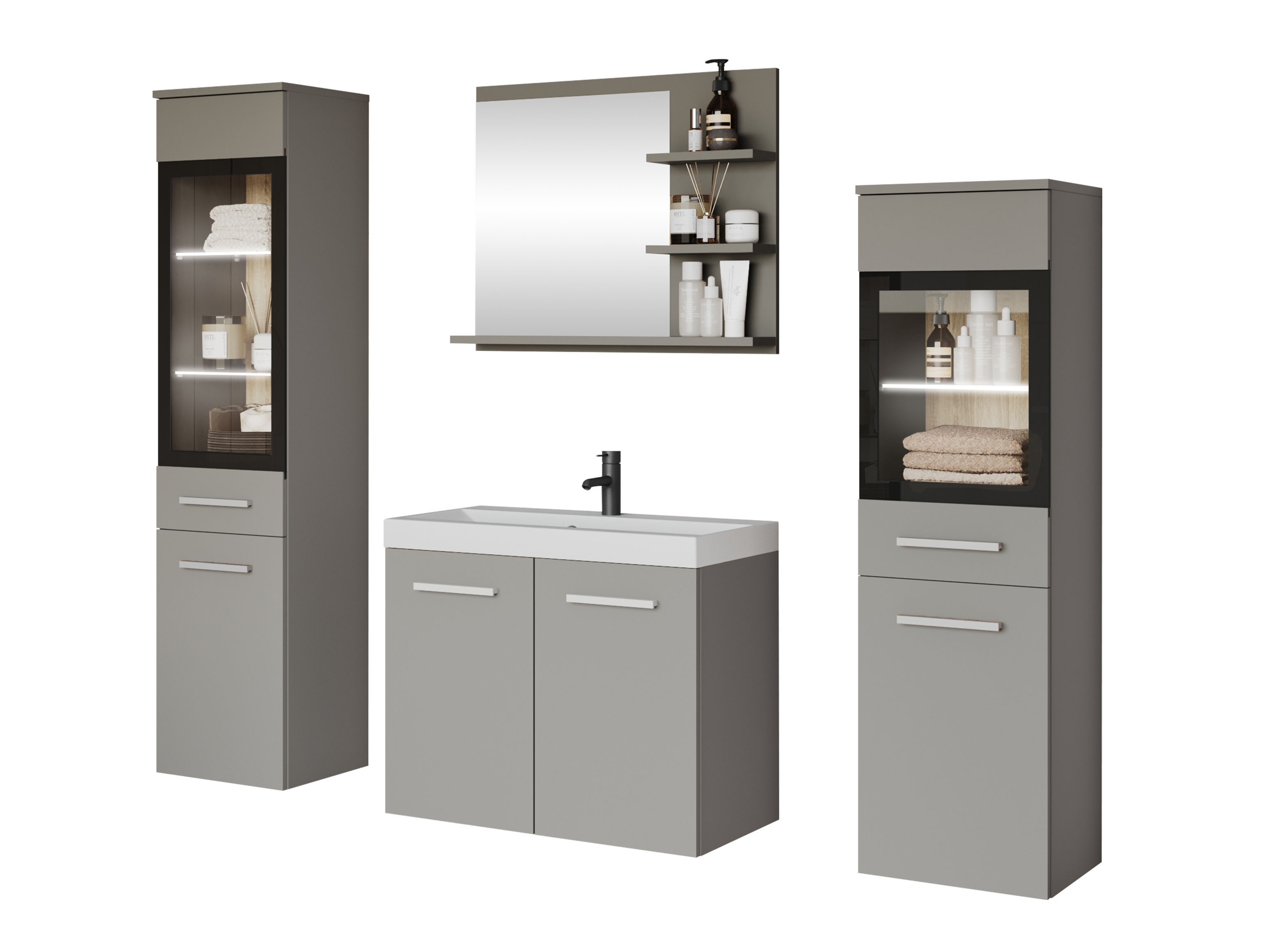 Vannas komplekts Sarasota 141 (Pelēks)