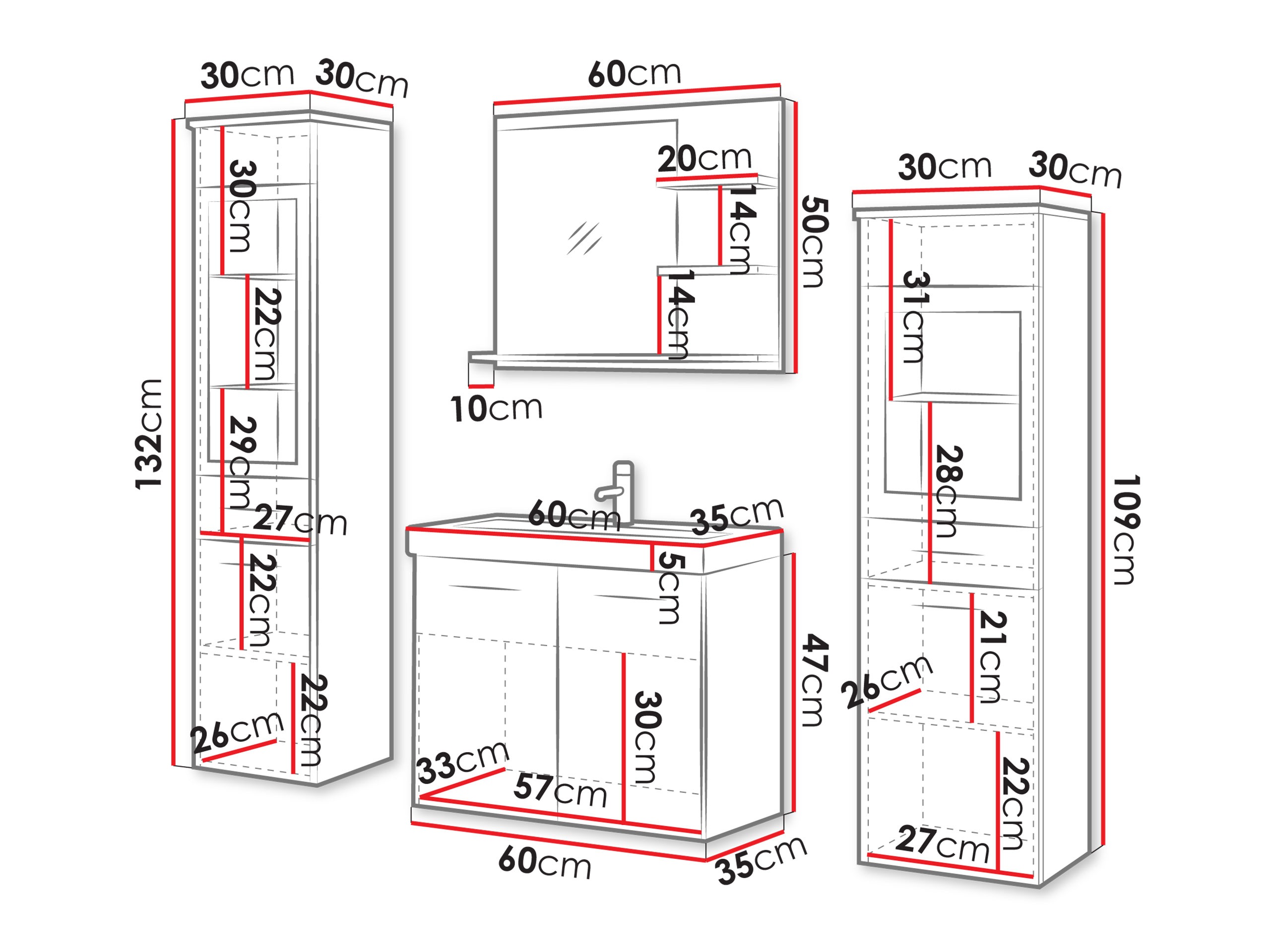 Vannas komplekts Sarasota 141 (Putekļaini zaļa)