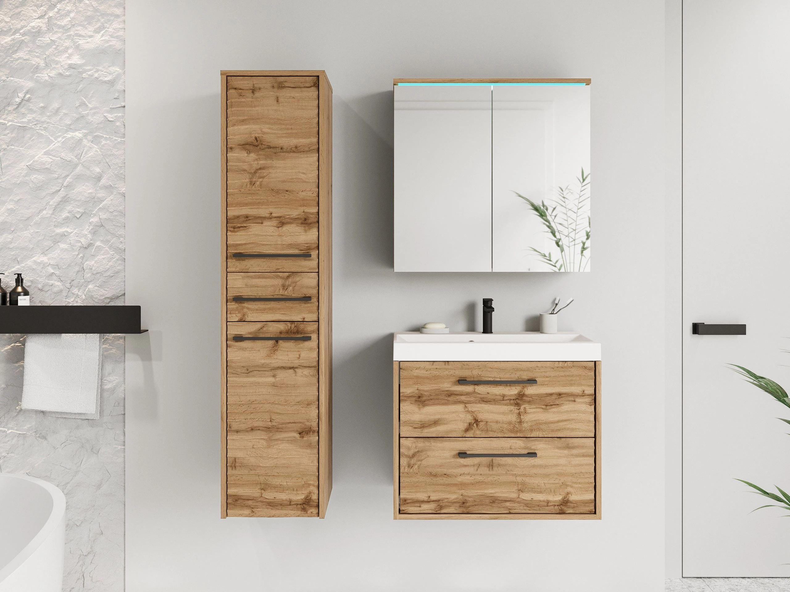 Vannas komplekts Sarasota 173 (Votan ozols)