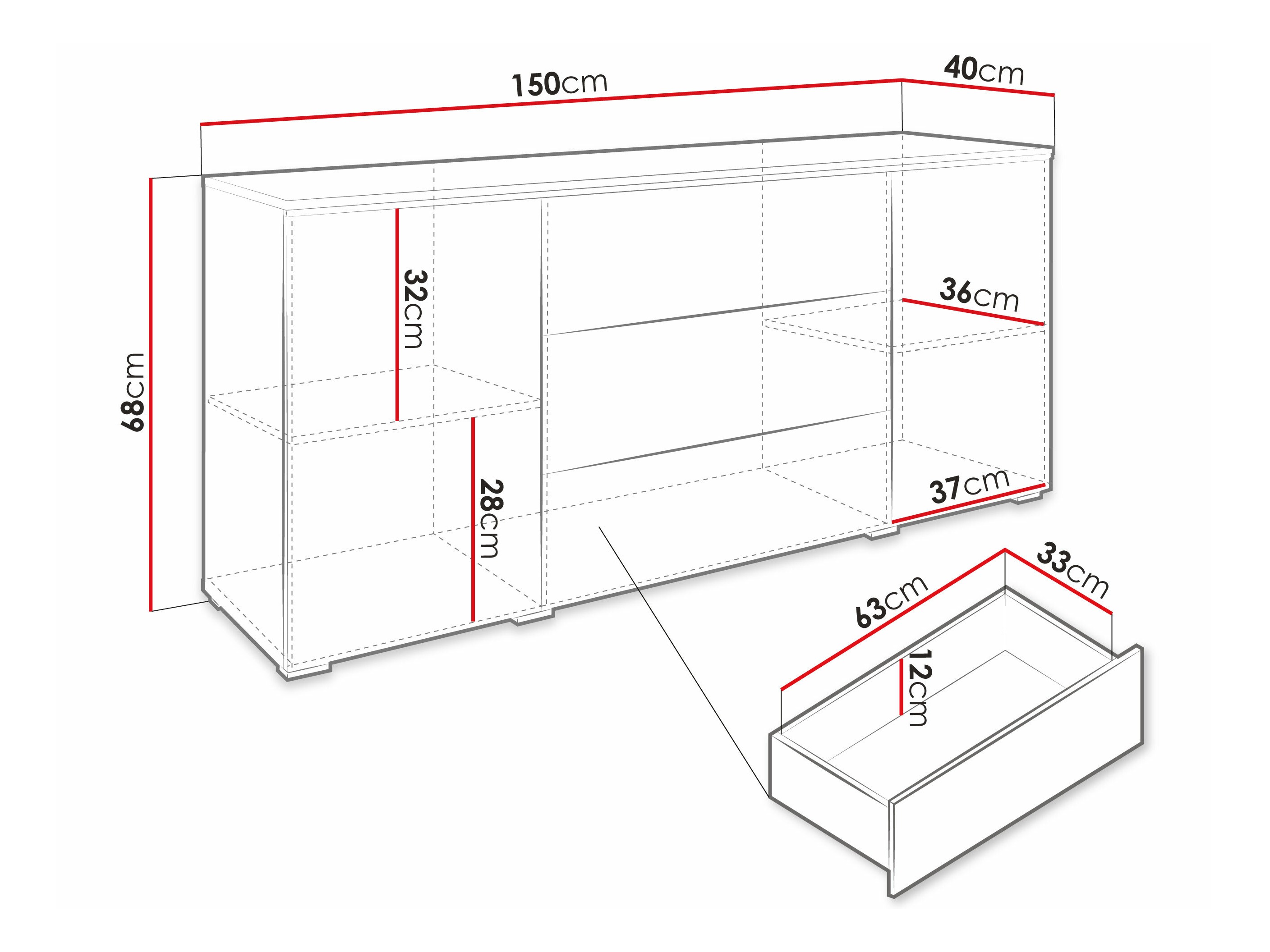 Kомод Sarasota 142 (Artisan дуб)